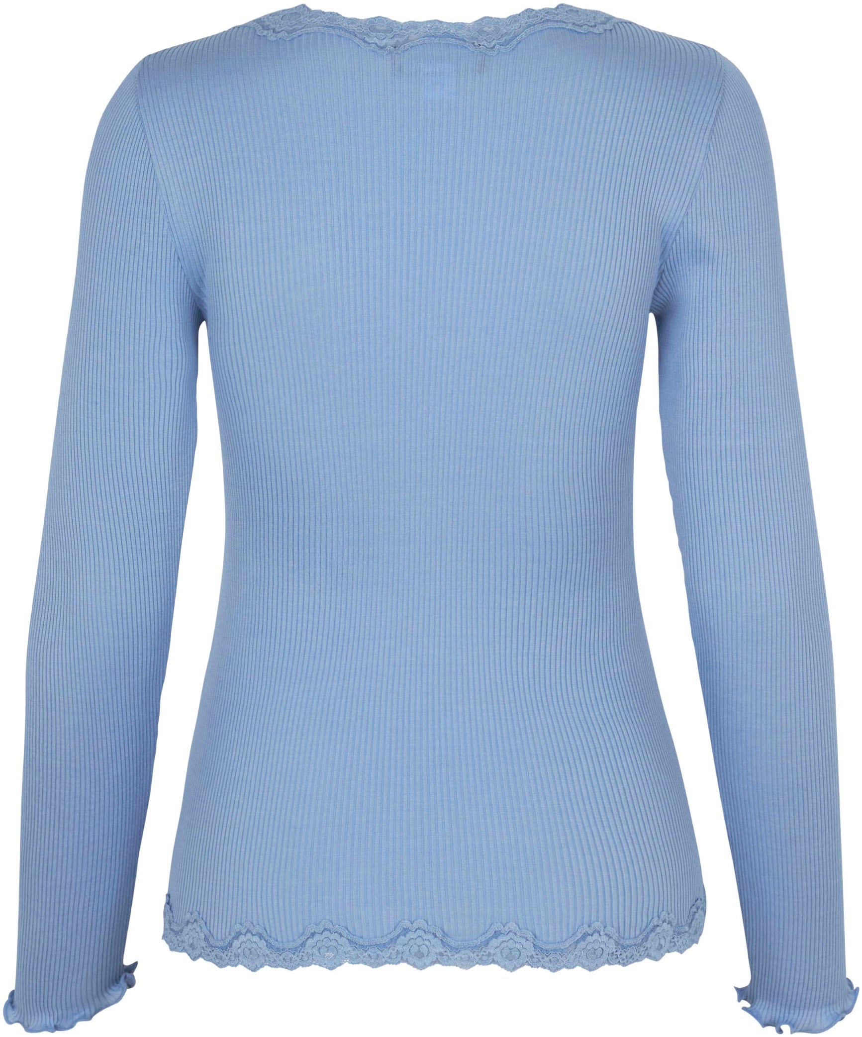 rosemunde Strickjacke »Babette Silk Cardigan«, wunderschöner Vintage-Spitzenbesatz, wertige Perlmuttknopfleiste