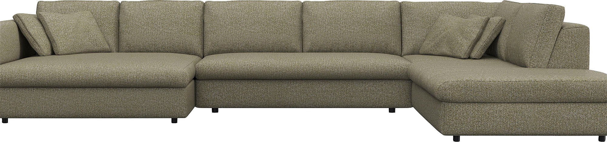 FLEXLUX Wohnlandschaft "Lovane, U-Form, bequem und komfortabel" Weich & ans günstig online kaufen