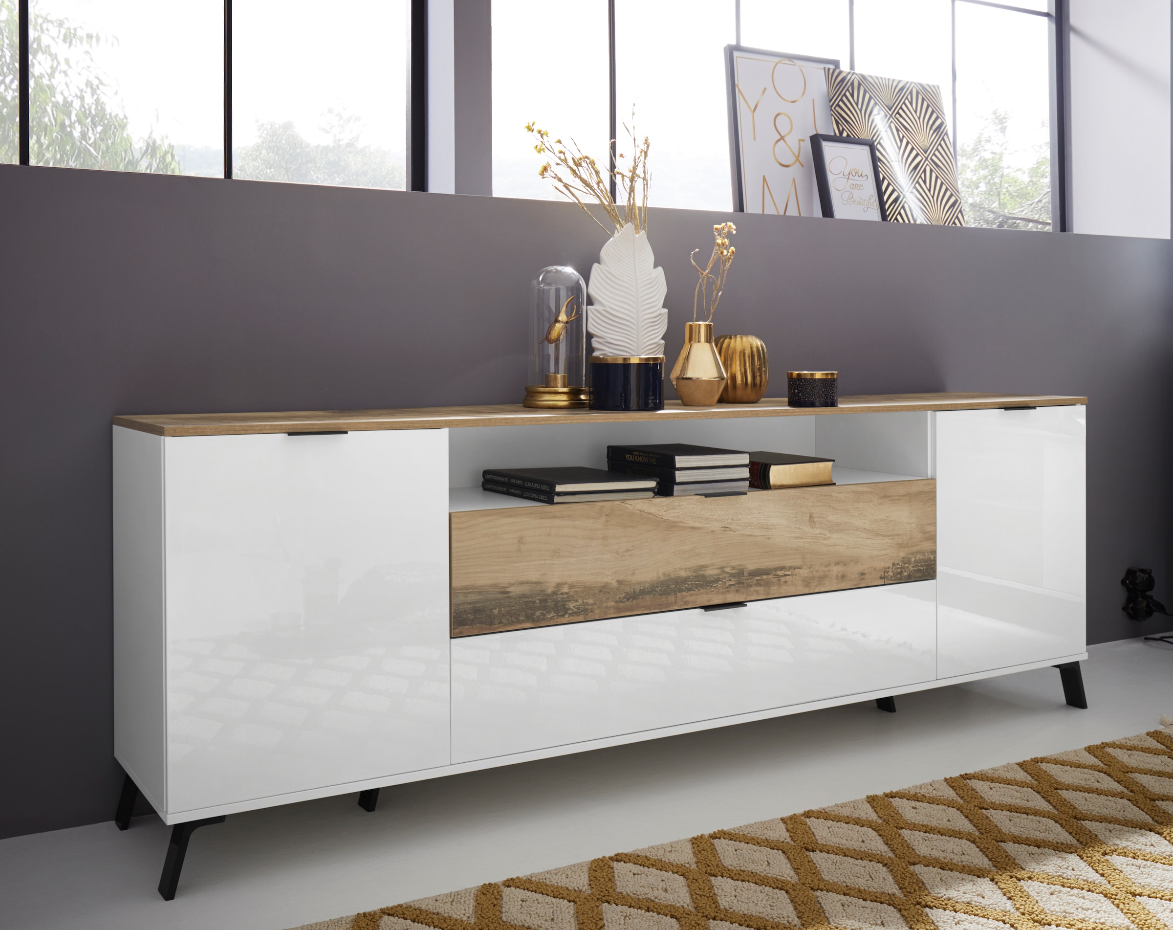 Home affaire Sideboard »CASANOVA« Breite ca. 220 cm