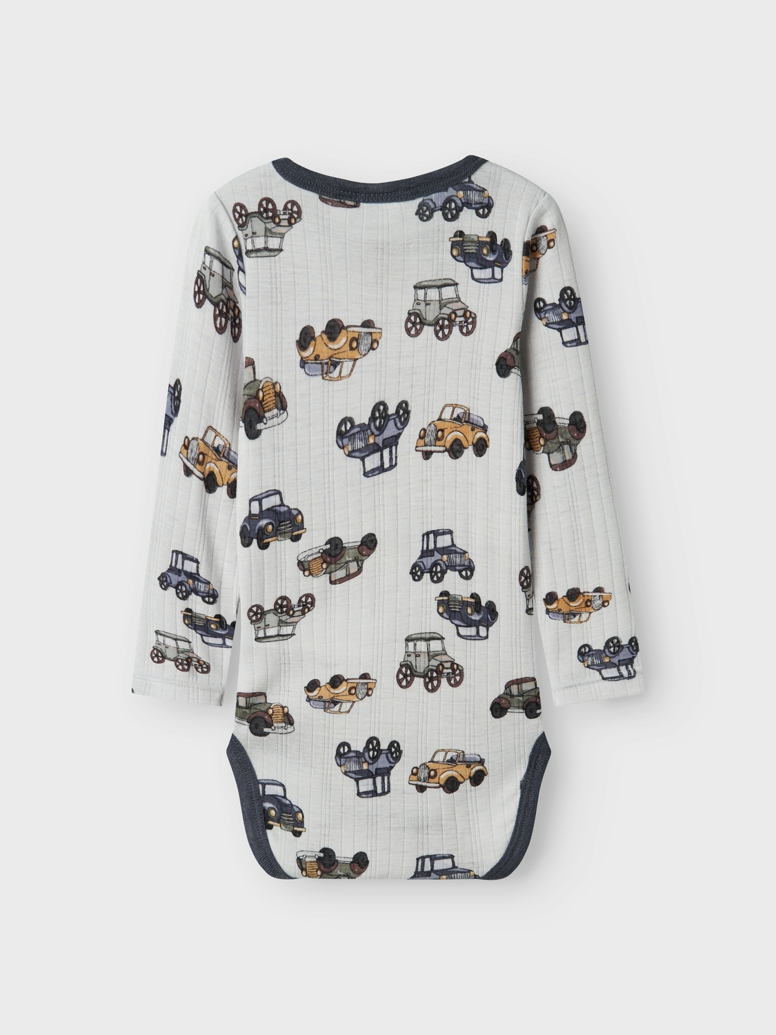 Name It Langarmbody »NMMWANG WOOL NEEDLE LS BODY NOOS«, aus reiner Merinowolle