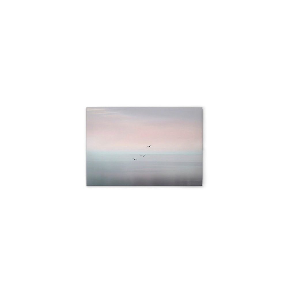 A.S. Création Leinwandbild »Calm Sea - Wandbild Grau Rosa Schwarz Keilrahme günstig online kaufen