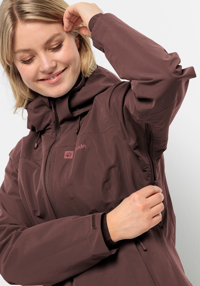 Jack Wolfskin Funktionsjacke »FERNBLICK 2L JKT W«, mit Kapuze