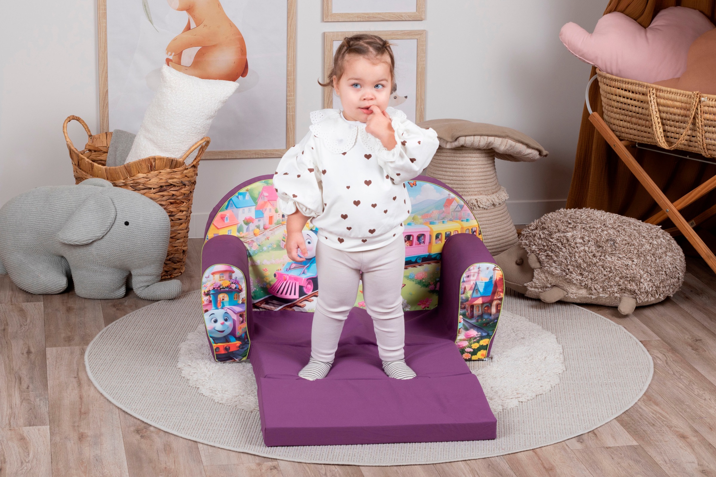 Knorrtoys® Sofa »Happy train«, für Kinder; Made in Europe