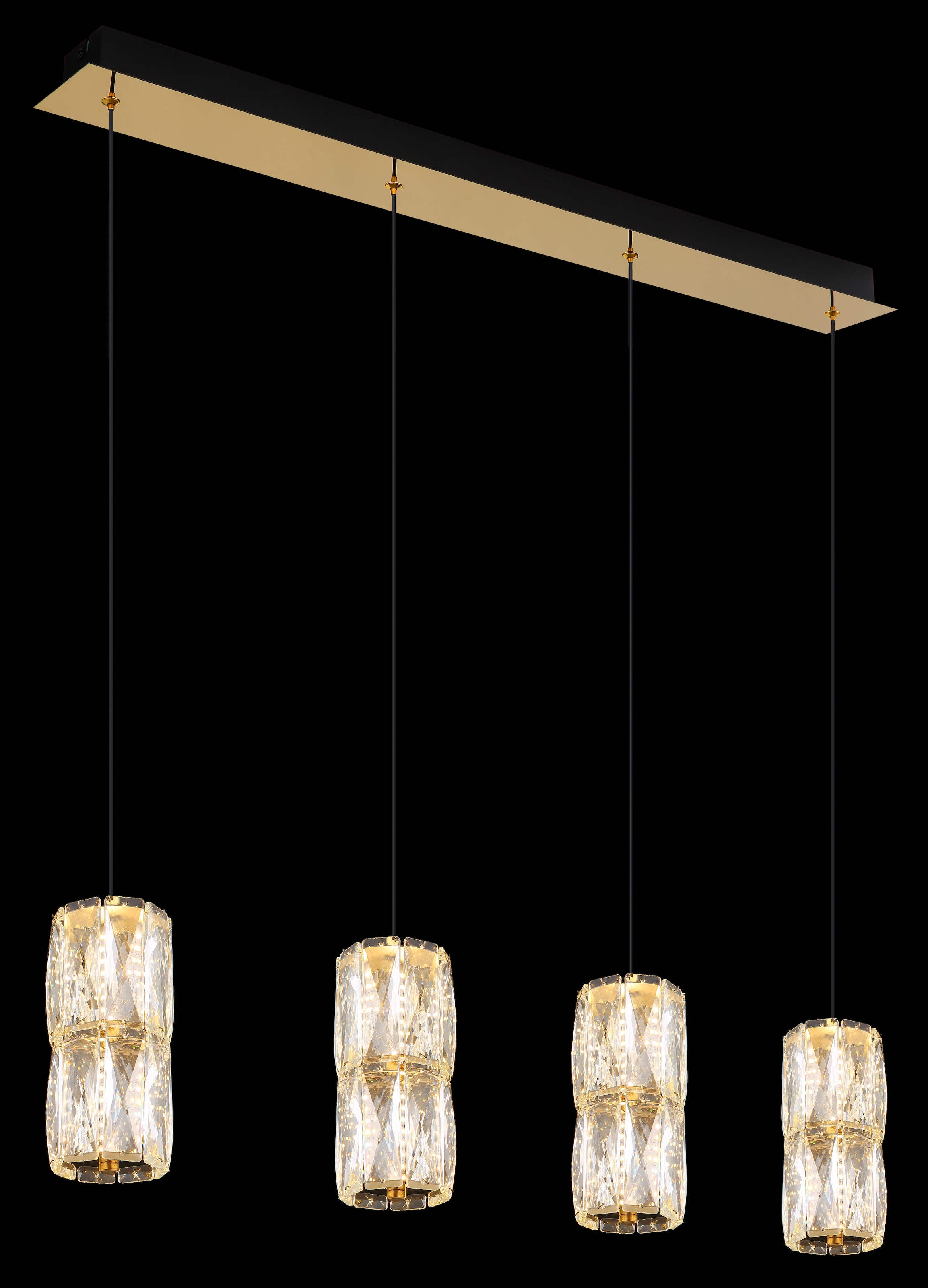 GLOBO LIGHTING LED Pendelleuchte »STEFANIE«, Leuchtmittel LED-Modul | LED fest integriert, Hängelampe/Hängeleuchte/Wohnzimmer/Esstisch/elegant