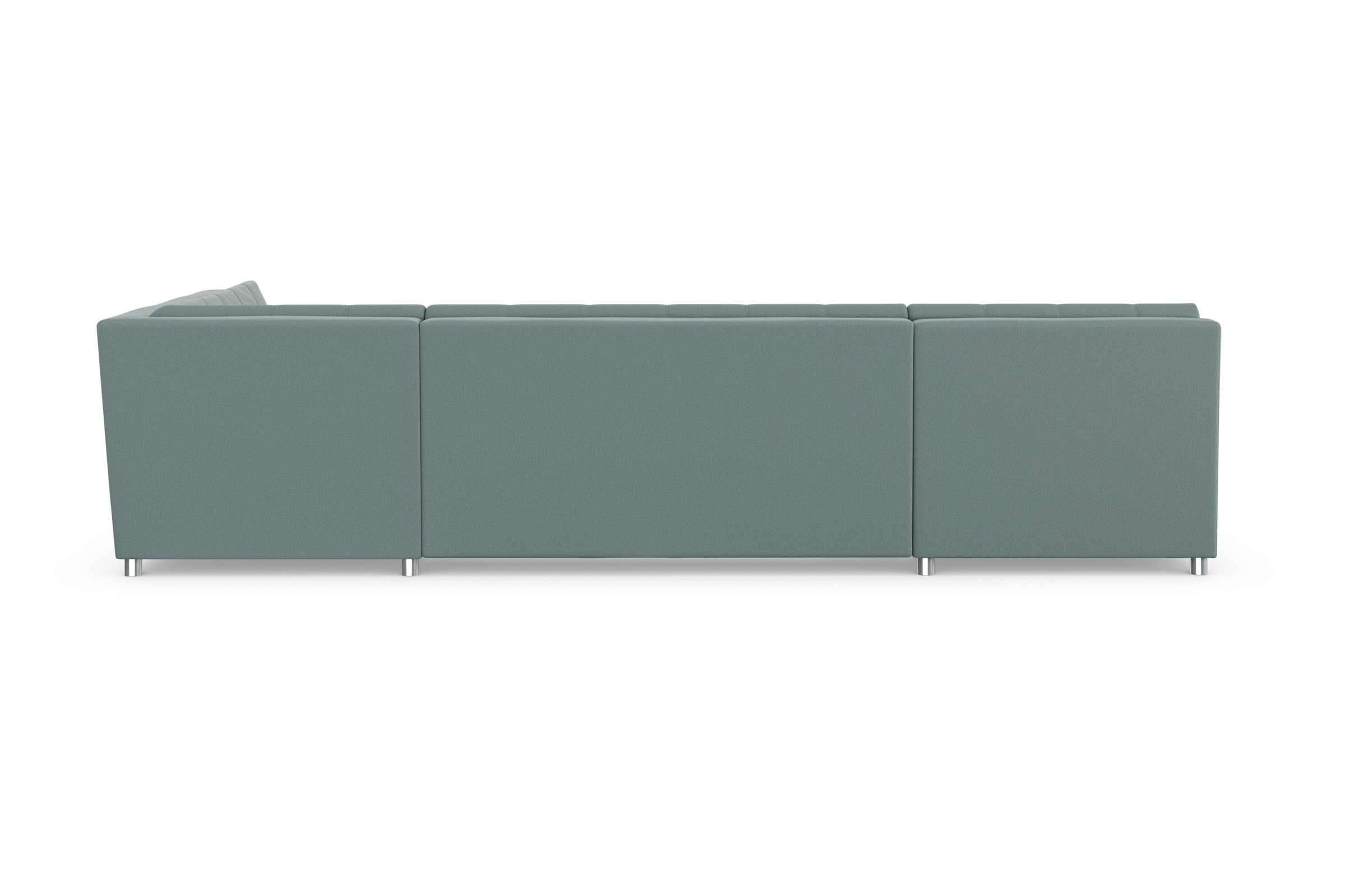 DOMO collection Wohnlandschaft »Treviso incl. Zierkissen, moderne Steppung, XXL: B/T/H: 364/201/83 cm«, wahlweise mit Bettfunktion, in vielen Bezugsarten auch in Cord U-Form