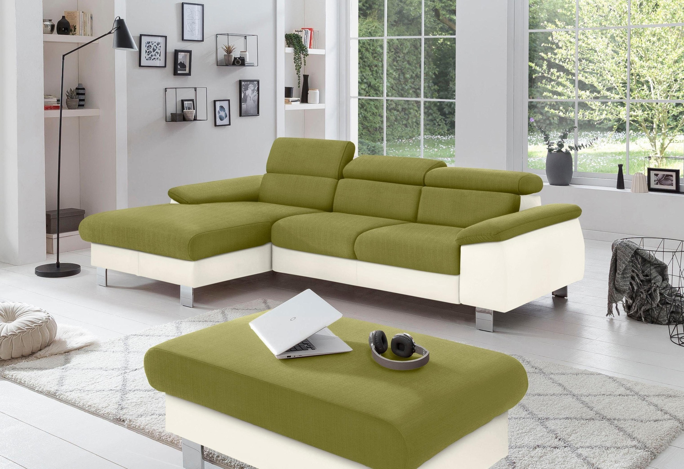 COTTA Polstergarnitur »Komaris L-Form«, (Set), Set bestehend aus: Ecksofa m günstig online kaufen