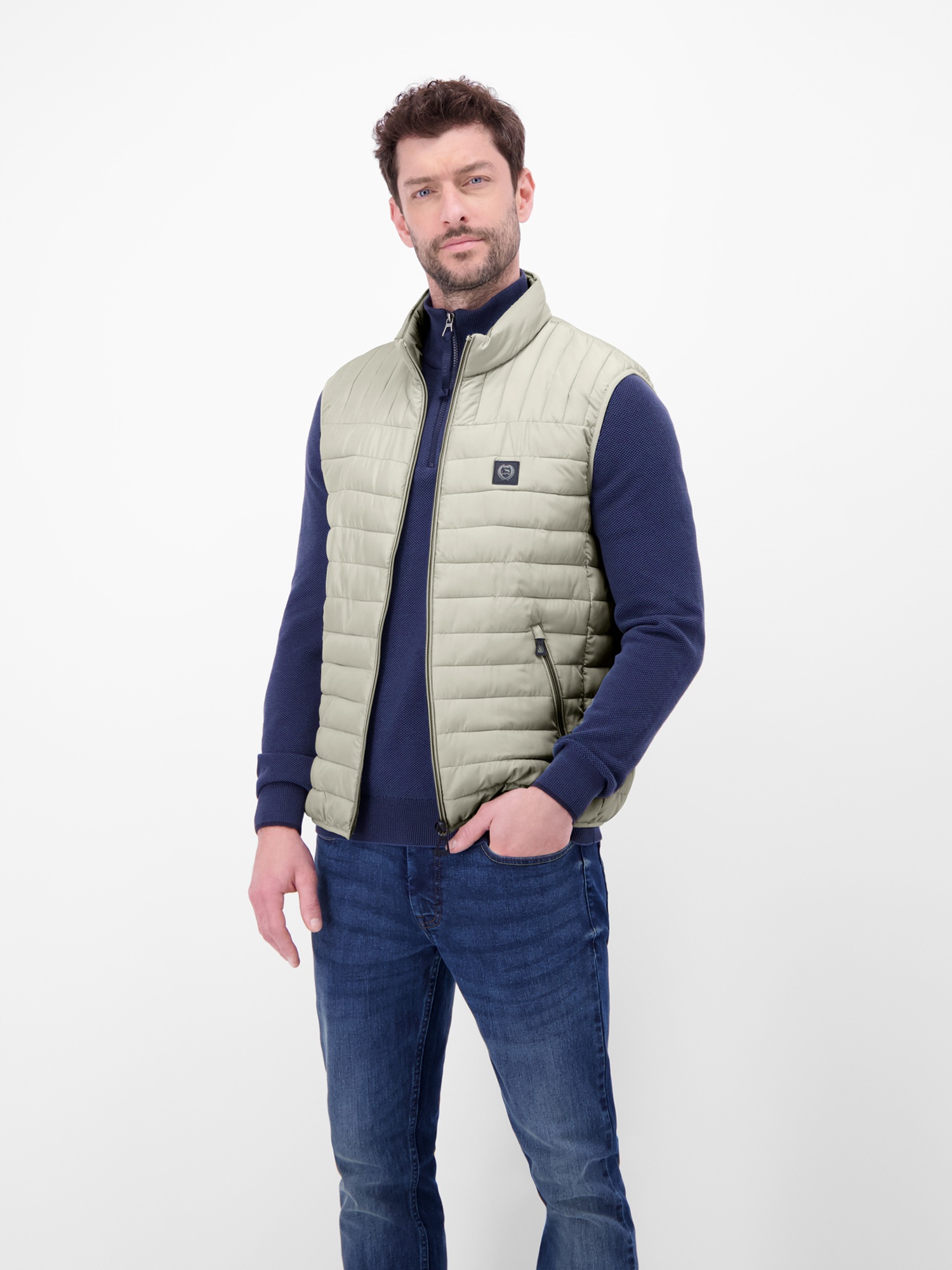 LERROS Steppweste »LERROS Steppweste für Herren, leicht gefüttert«