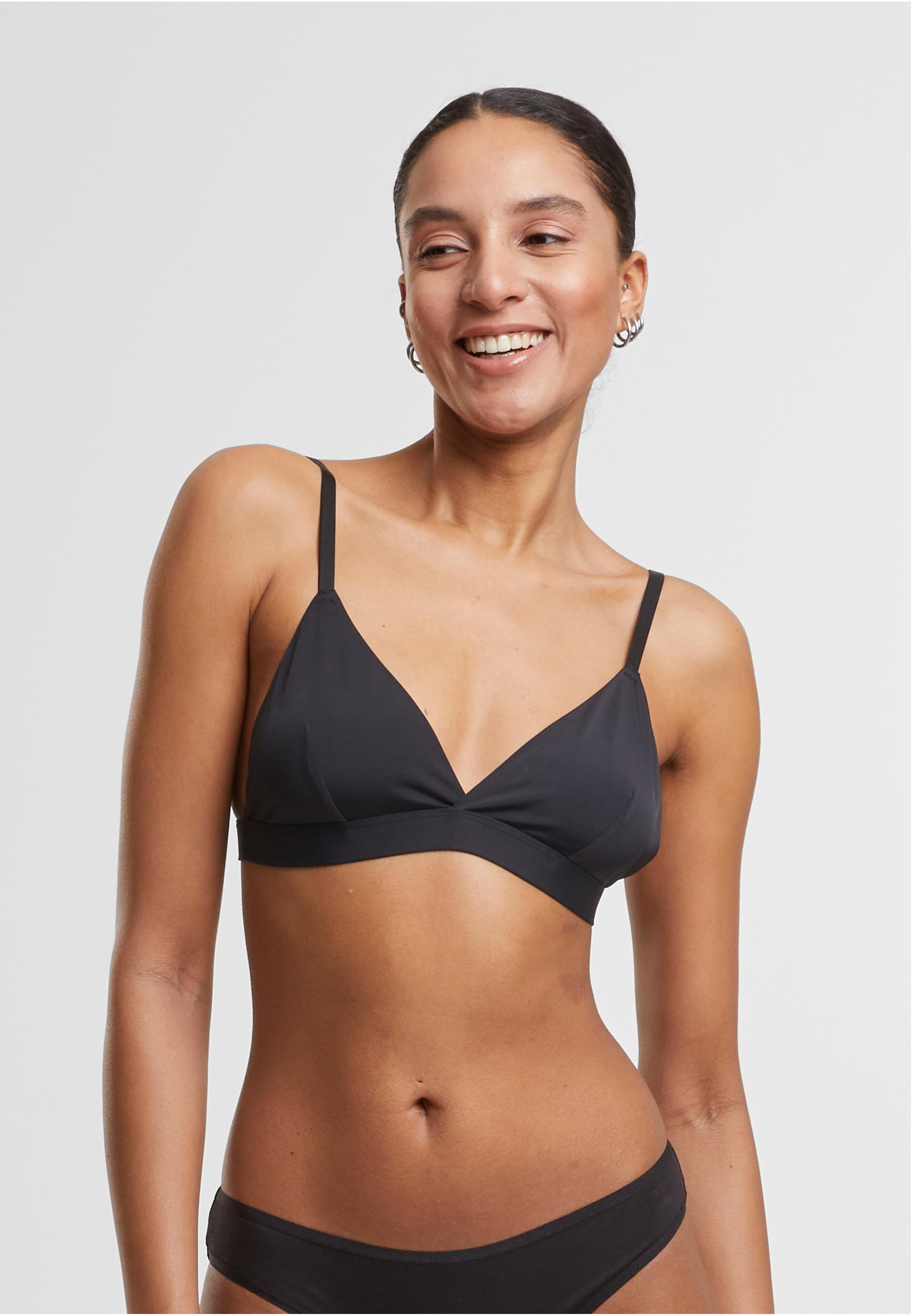 URBAN CLASSICS Sport-BH »Urban Classics Ladies Basic unpadded Bra 2-Pack«