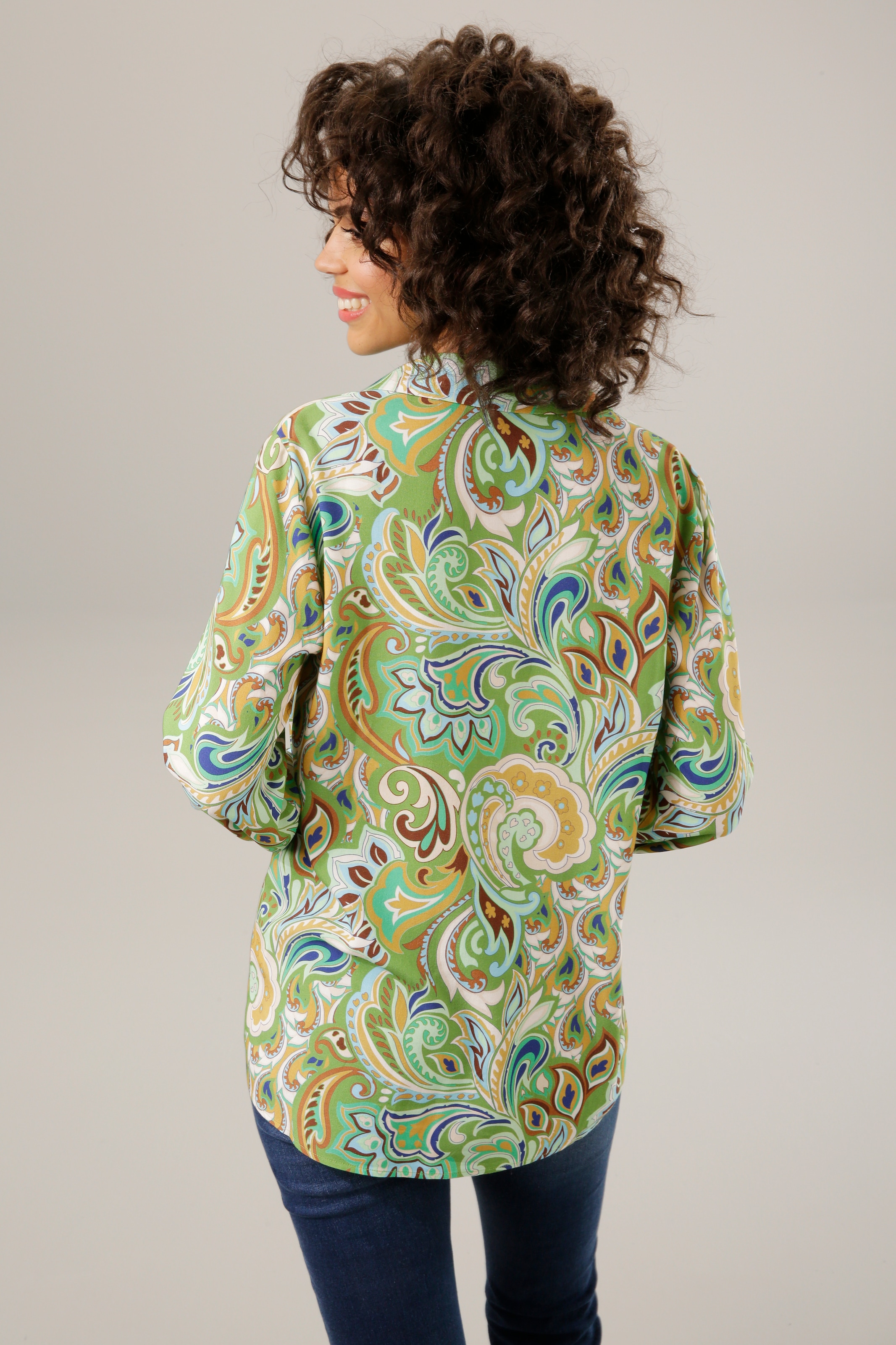Aniston CASUAL Hemdbluse, graphische Unikat Paisley-Muster Teil ein online kaufen - jedes