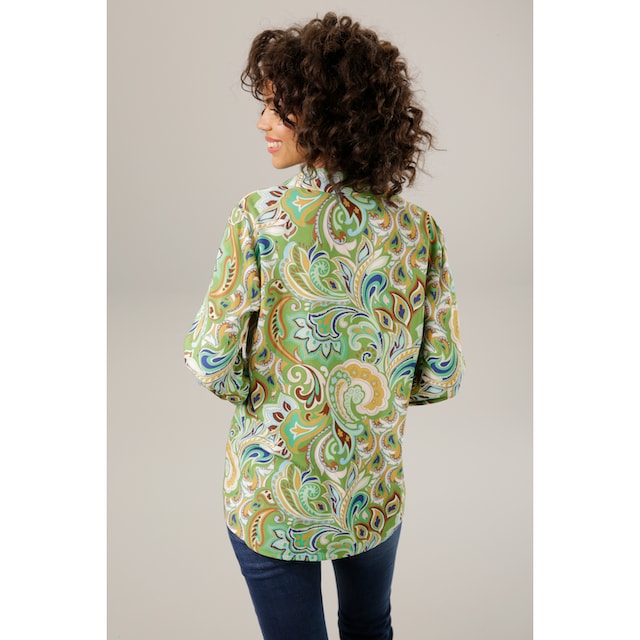 Aniston CASUAL Hemdbluse, graphische Paisley-Muster - jedes Teil ein Unikat  online kaufen