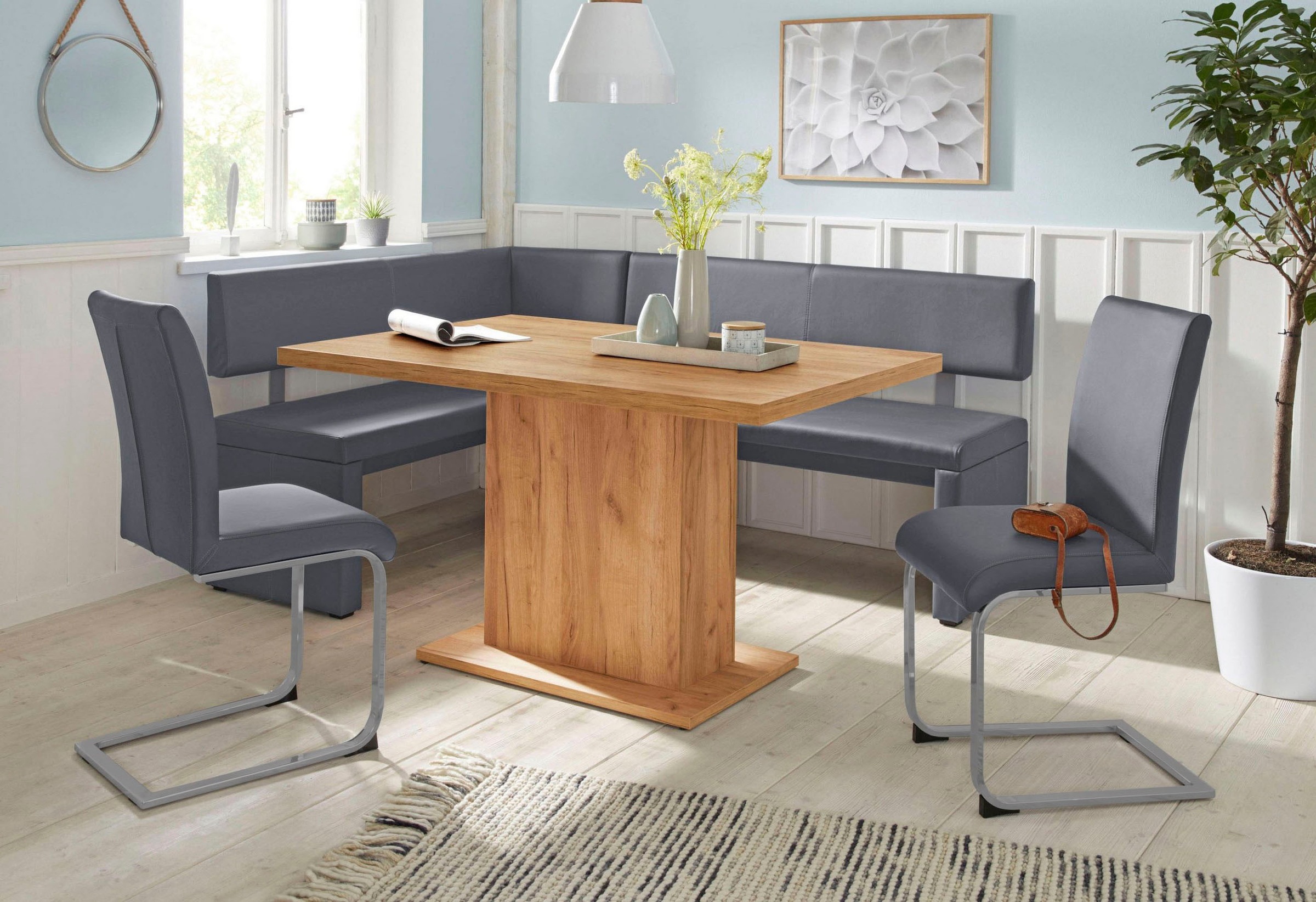 Home affaire Eckbank "Charissa" in 3 Größen, verschiedene Qualitäten günstig online kaufen