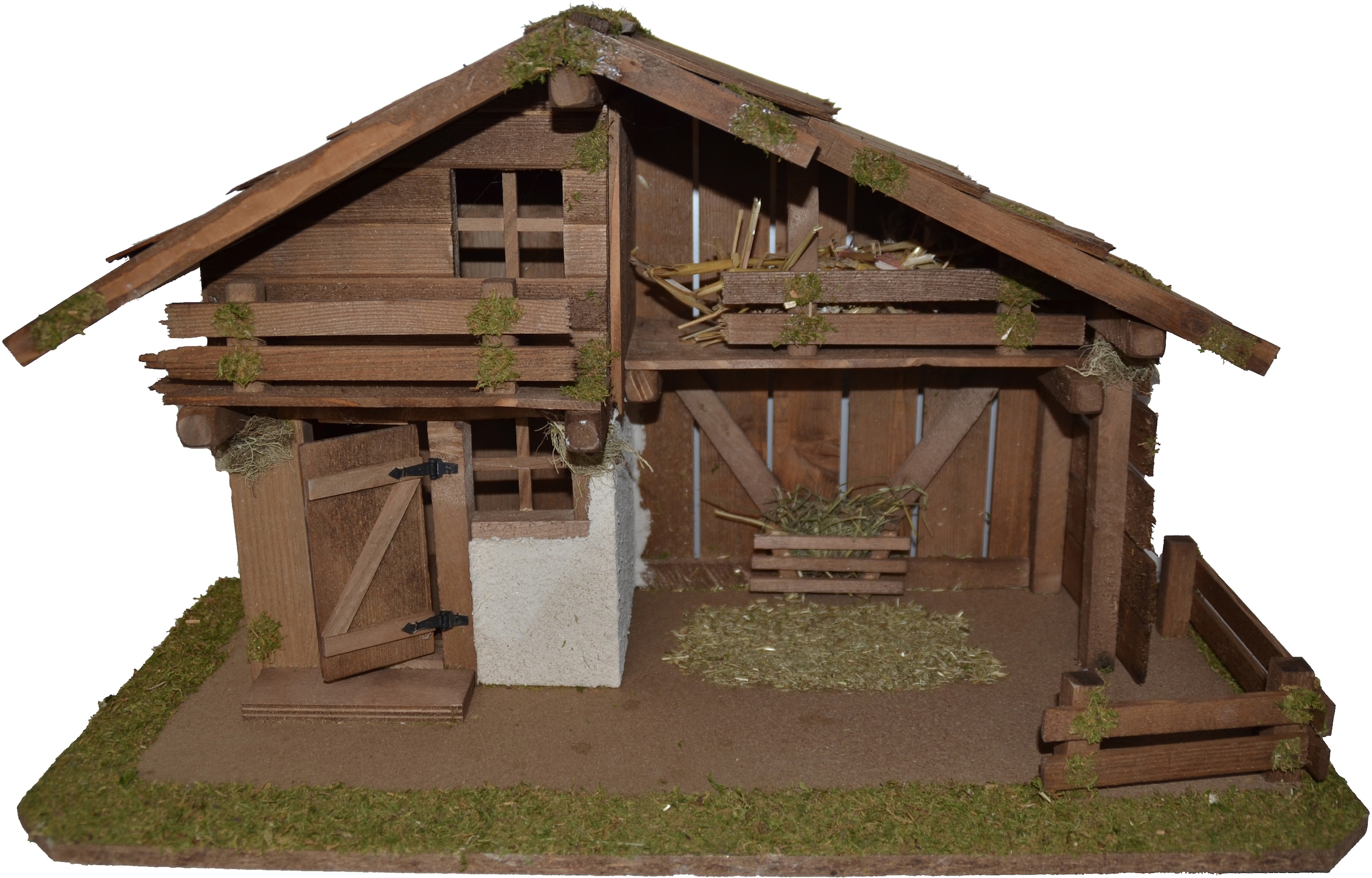 Alfred Kolbe Krippe "Weihnachtsdeko" aus Holz, 59,5x30x35 cm, für Figuren b günstig online kaufen