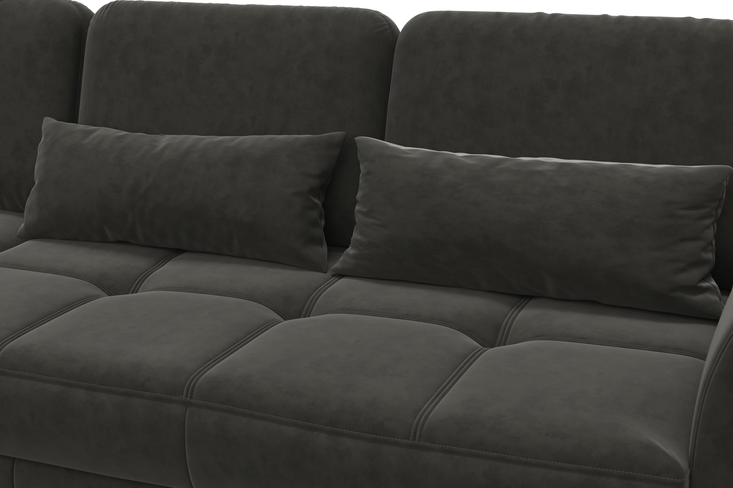 sit&more Ecksofa »Bendigo L-Form«, inklusive Sitztiefenverstellung, Bodenfreiheit 12 cm, in 2 Fußfarben