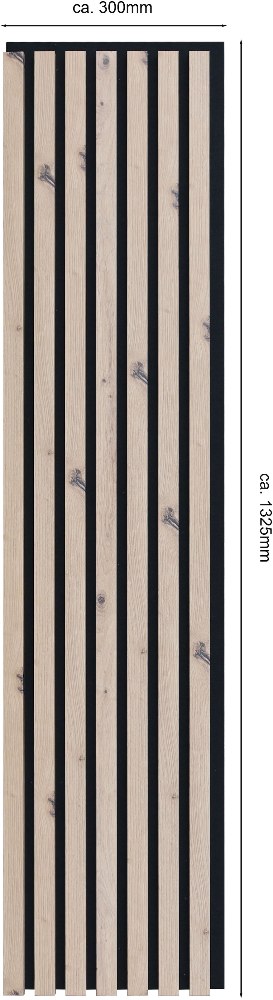 BASIC by Balculina Wandboard »Deko«, (4 St.), Im 4er-Set, B/H je 31x133 cm, verschönert Räume und Wände