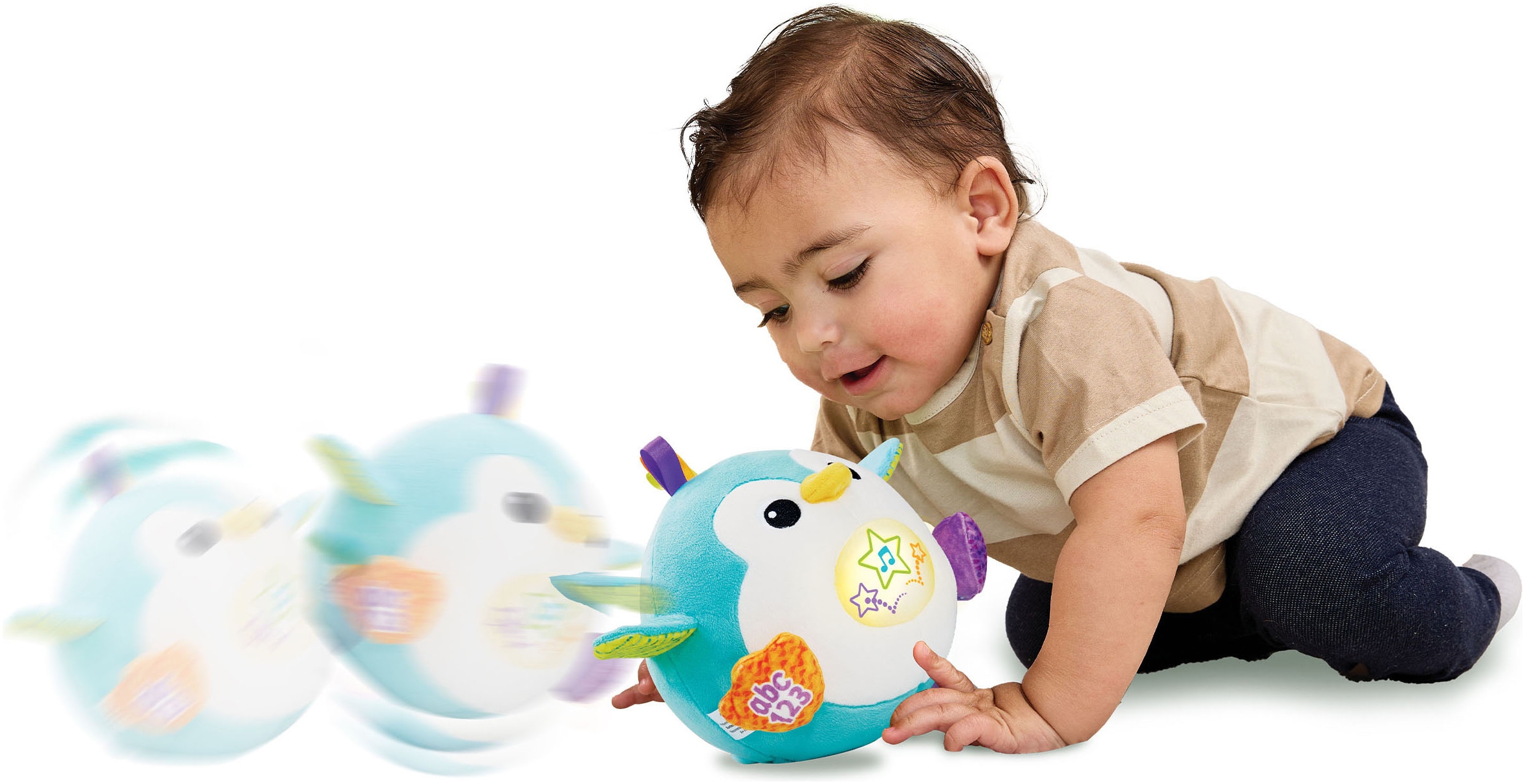 Vtech® Plüschfigur »Vtech Baby, Hüpfspaß-Pinguin« mit Aufnahmefunktion