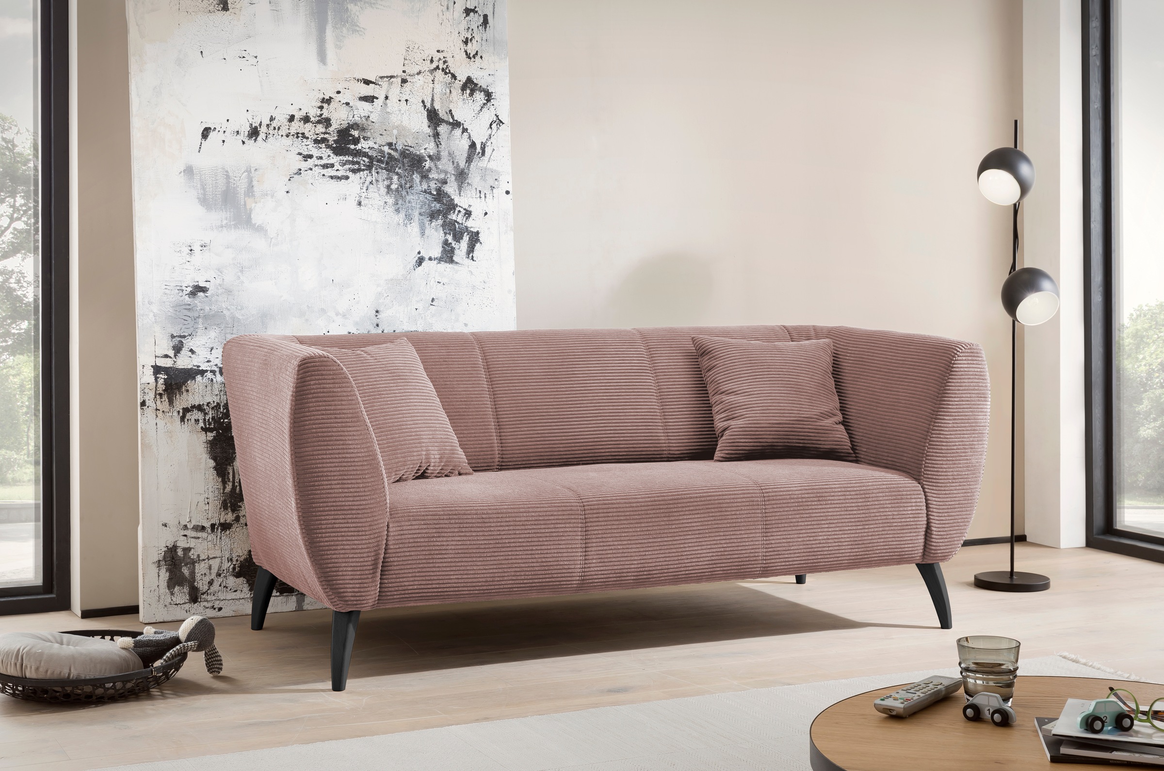 INOSIGN Polstergarnitur »Colori«, (Set, 2 tlg., 3-Sitzer und 2-Sitzer), auch als Loveseat erhältlich
