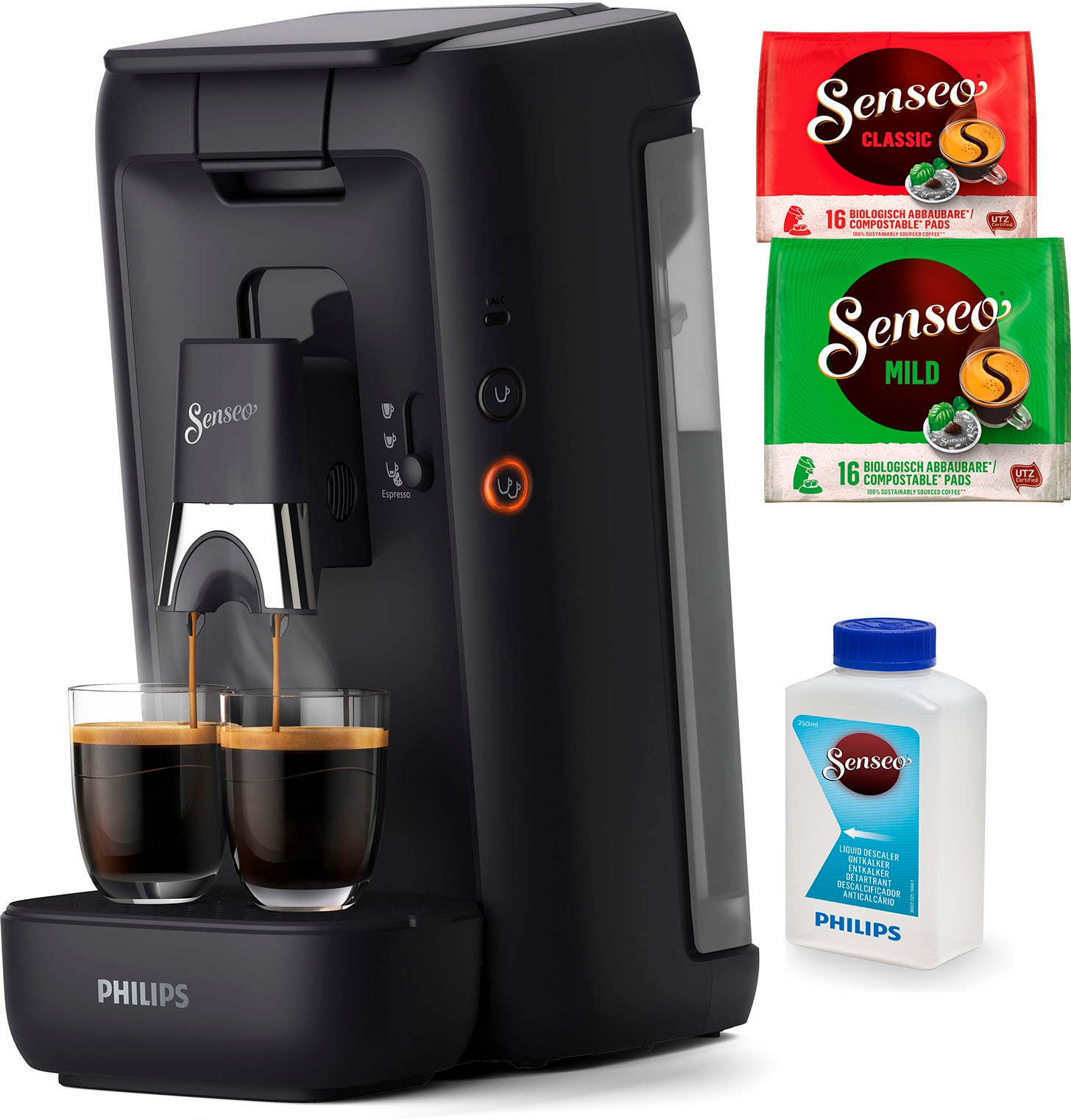 Senseo Philips UVP Kaffeespezialitäten«, Gratis-Zugaben 80% € aus inkl. Kaffeepadmaschine kaufen Wert »Maestro Memo-Funktion, +3 von recyceltem 14,- CSA260/60, Plastik, im online