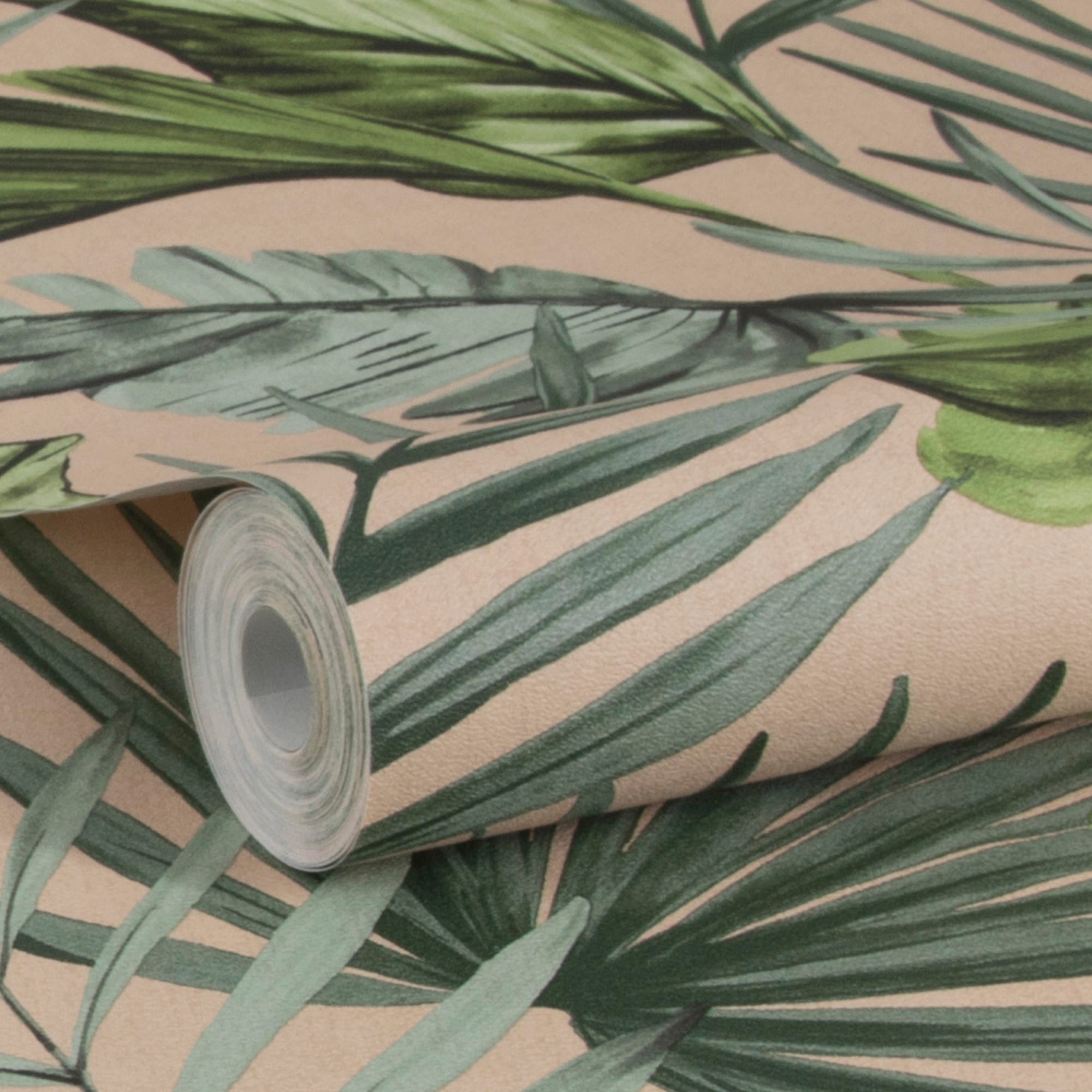 WOW Vliestapete »Flow« floral geprägt FSC® zertifiziert, mit lebhaftem Druck, 10 Meter Länge