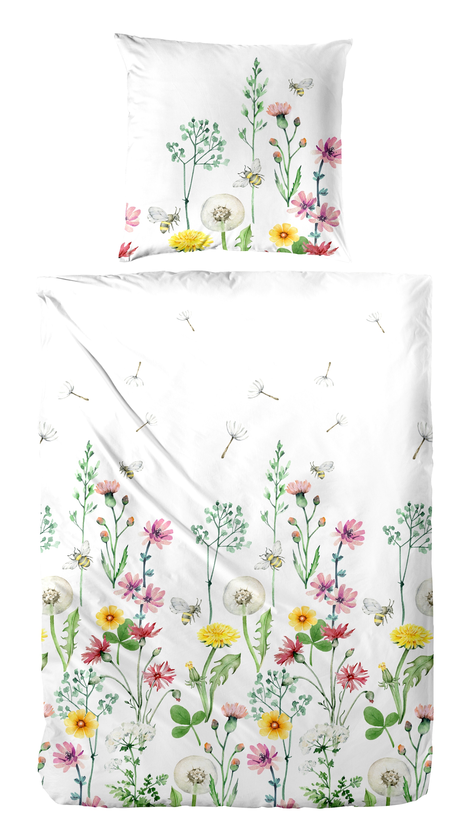 Primera Bettwäsche »Renforce-Bettwäsche Oh my Garden«, mit zarten Blüten günstig online kaufen