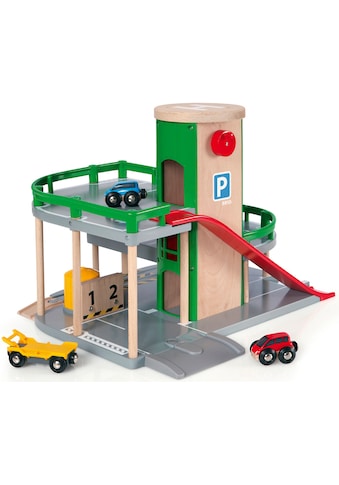 Spiel-Parkhaus »BRIO® WORLD, Parkhaus, Straßen & Schienen«