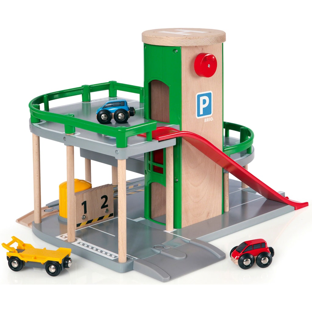 BRIO® Spiel-Parkhaus »BRIO® WORLD, Parkhaus, Straßen & Schienen«, FSC®- schützt Wald - weltweit