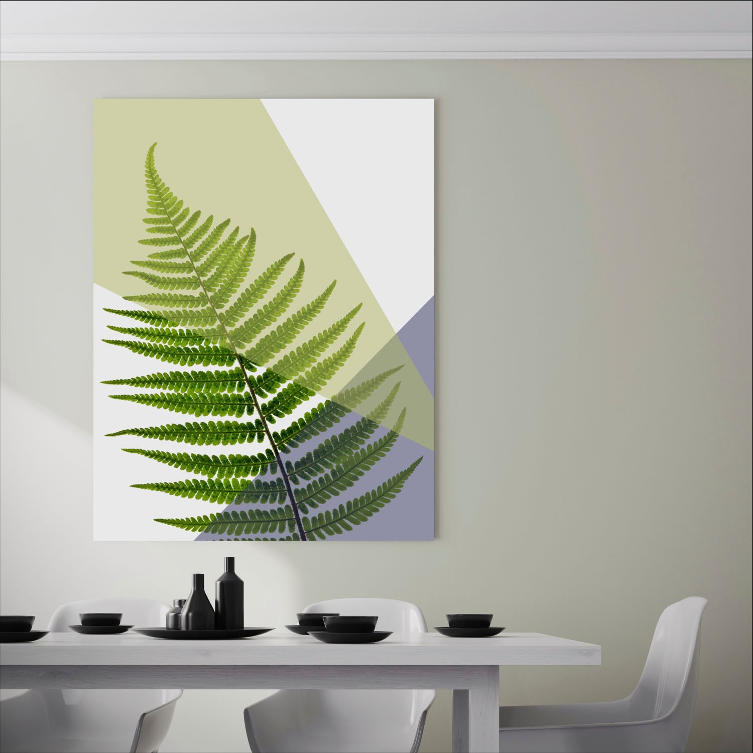 queence Acrylglasbild »Blätter« Blätter | Blätterbilder | Kunst | Pflanzen | Pflanzenbilder Fine Art-Print in Galeriequalität