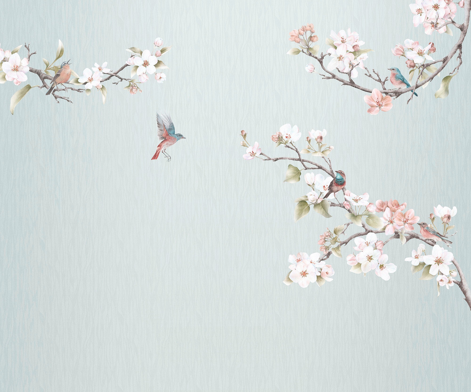Komar Fototapete »Digitaldruck Vlies - Apple Blossom - Größe 300 x 250 cm« günstig online kaufen