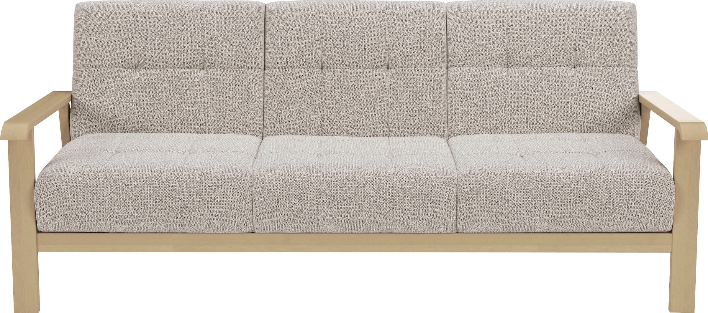 sit&more 3-Sitzer "Billund", Armlehnen aus eichefarbigem Buchenholz, versch günstig online kaufen
