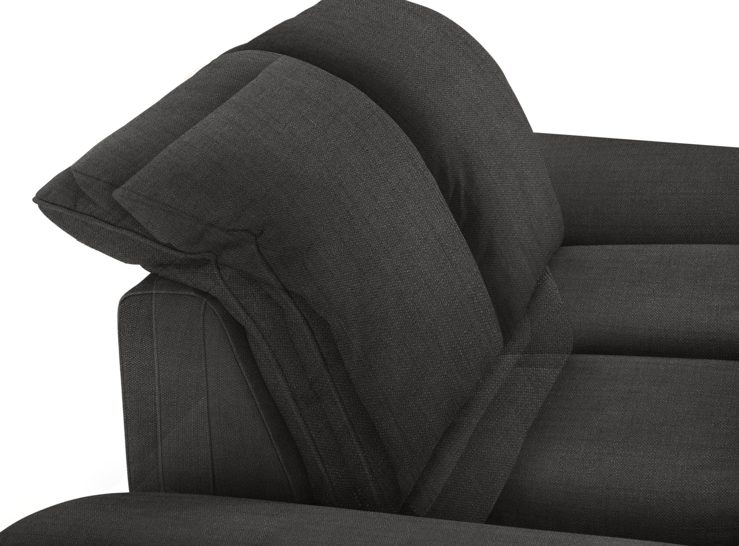 W.SCHILLIG 2,5-Sitzer »enjoy&MORE«, mit Sitztiefenverstellung, Füße silber matt, Breite 232 cm