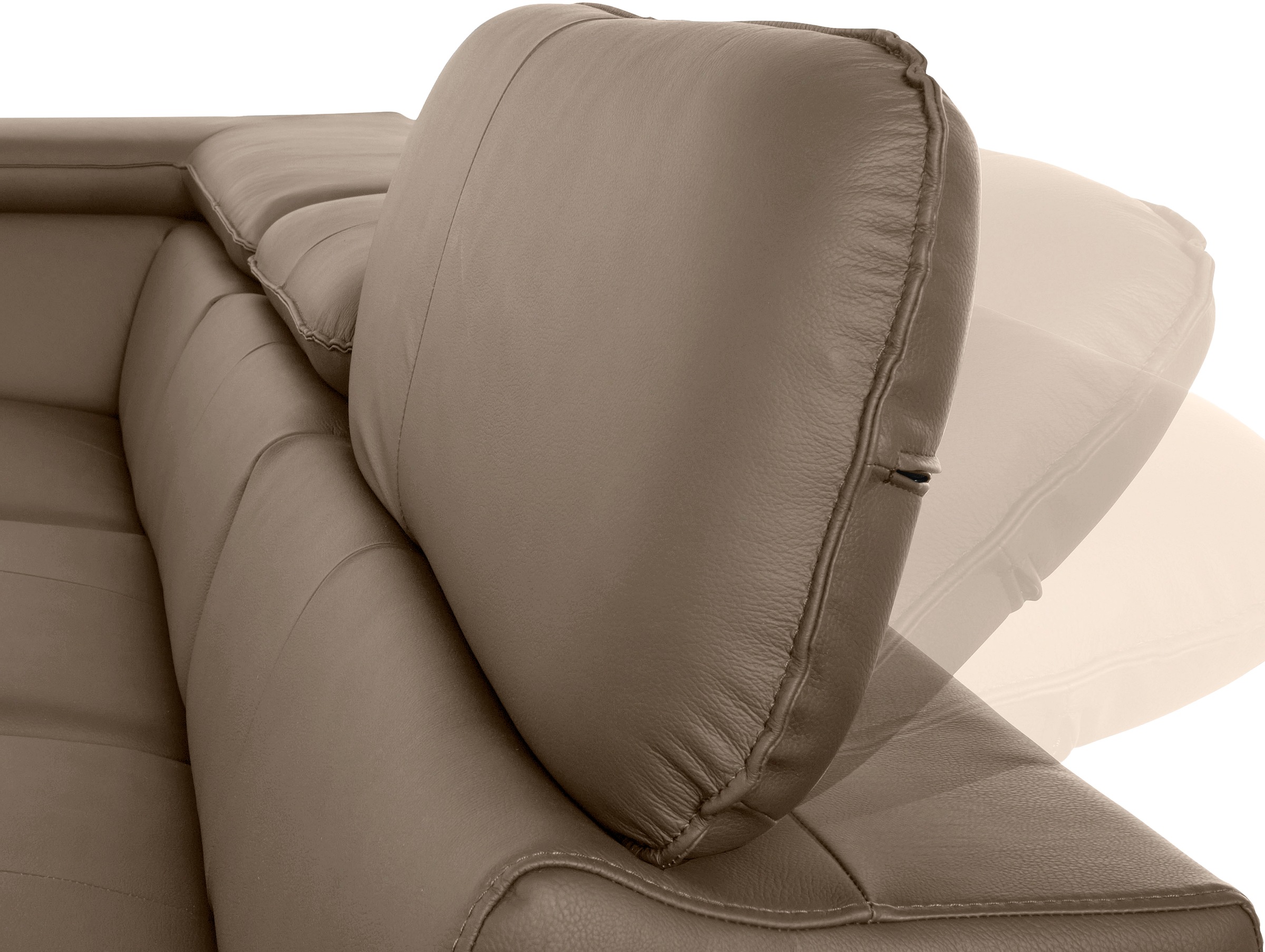 COTTA Ecksofa »Driver L-Form«, mit Kopfteilverstellung, wahlweise mit Bettfunktion