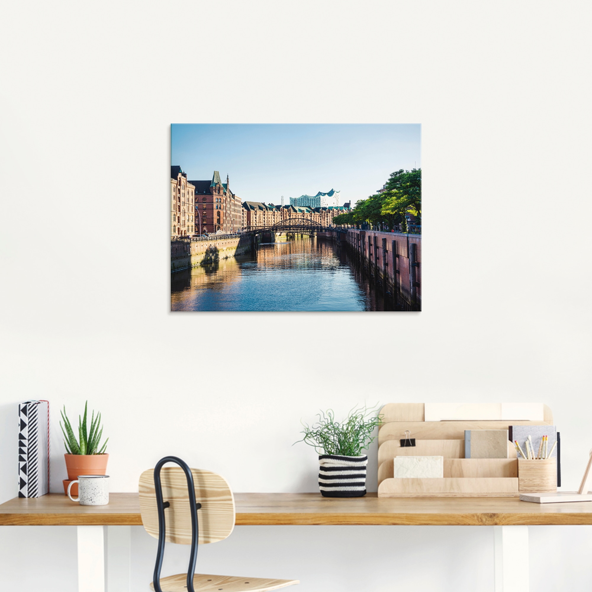 Artland Glasbild "Hamburg Speicherstadt", Deutschland, (1 St.), in verschie günstig online kaufen