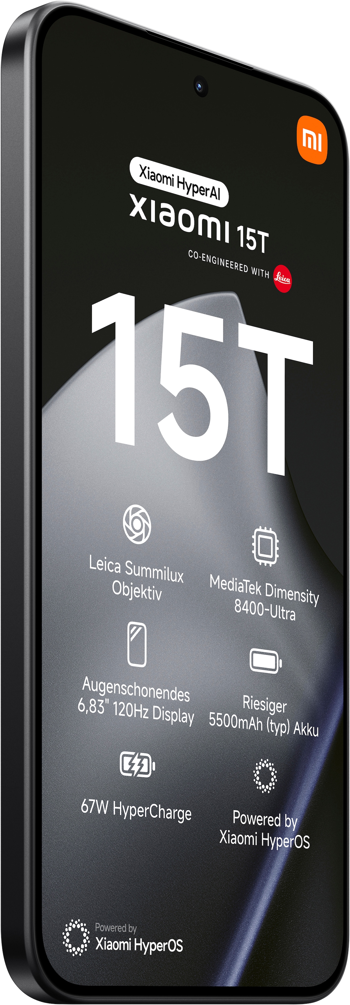 Xiaomi Smartphone »15T 12+256«, schwarz