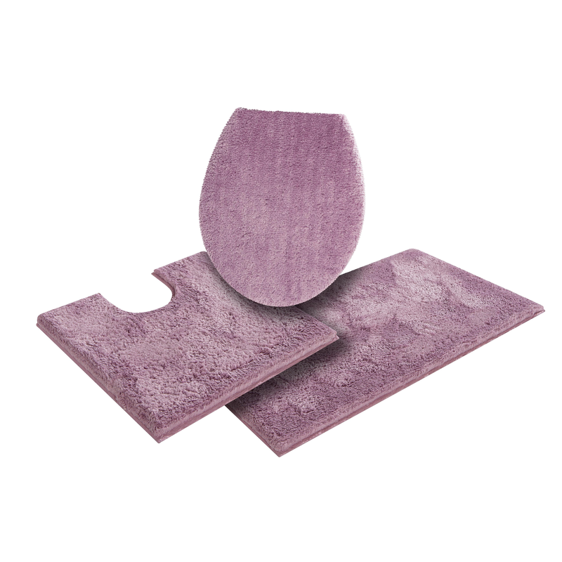 MY HOME Badematte »Jos, Badvorleger, Badezimmer Teppich« Höhe 22 mm rutschhemmend beschichtet fußbodenheizungsgeeignet schnell trocknend...