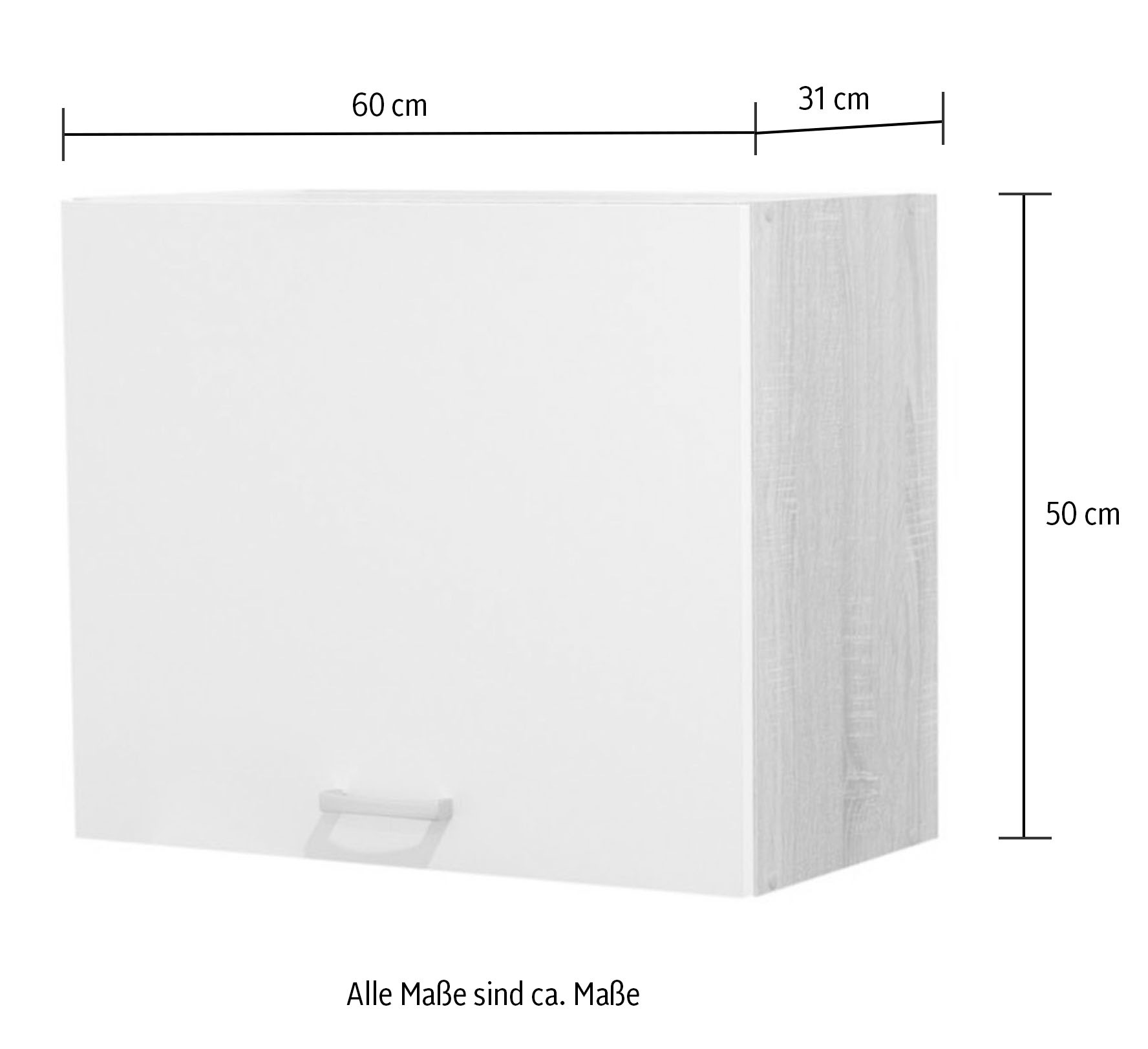 BASIC by Balculina Hängeschrank »Andy« Breite 60 cm