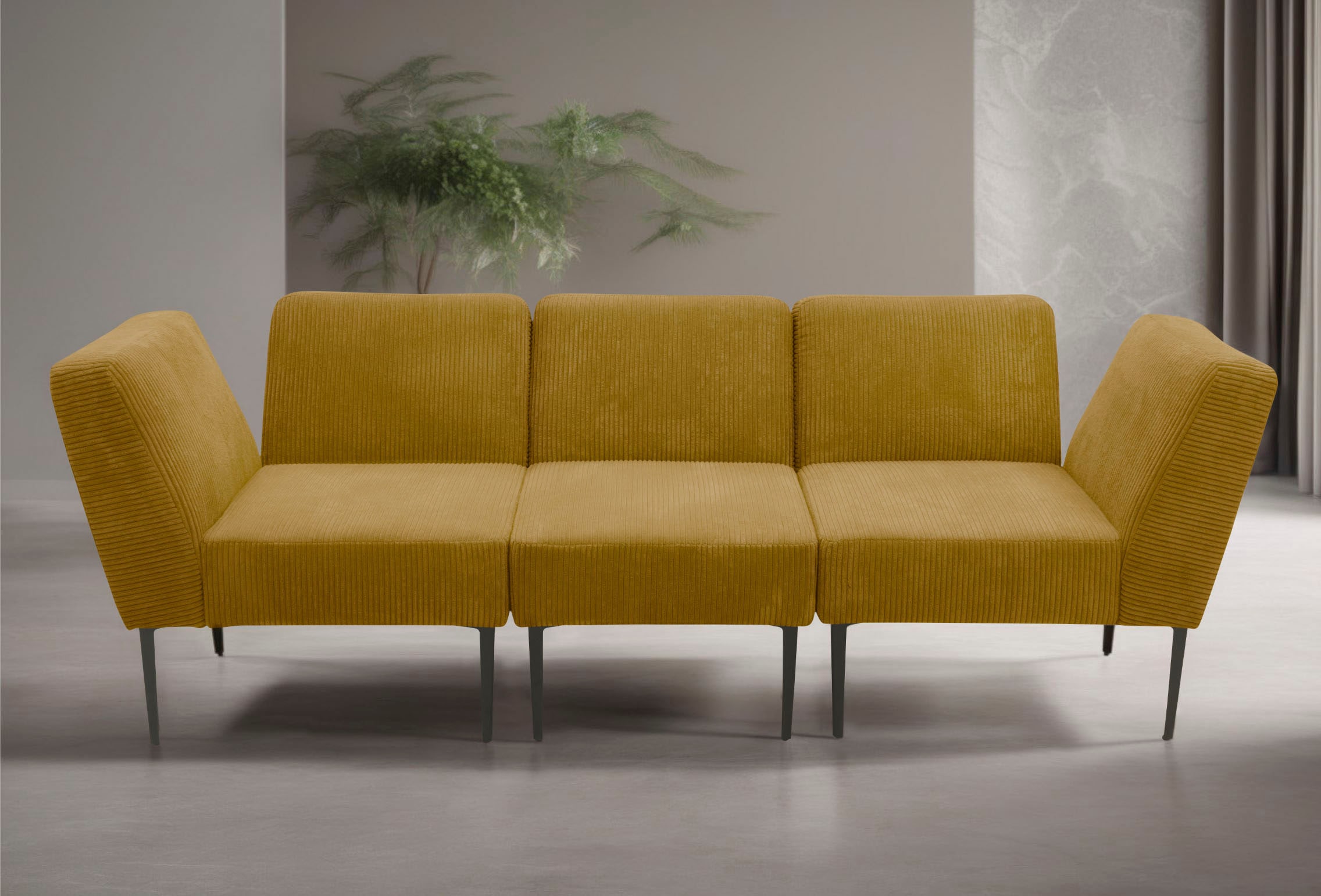DOMO collection Sofa-Eckelement »700010 Lieferzeit nur 2 Wochen, auch einzeln stellbar«, Modul - als Ecke oder Abschluss einsetzbar, Cord-Bezug