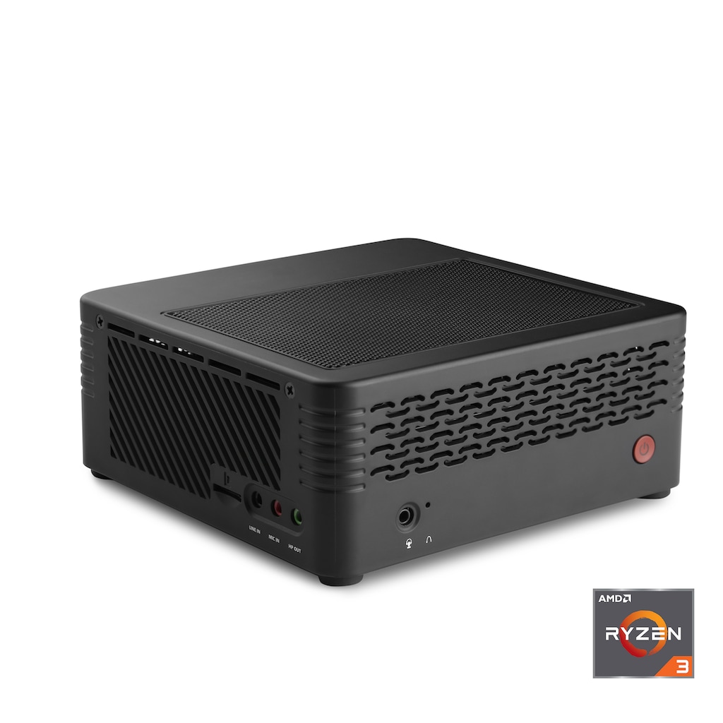 CSL Mini-PC »X300 / 3200G / 8 GB / 500 GB SSD«