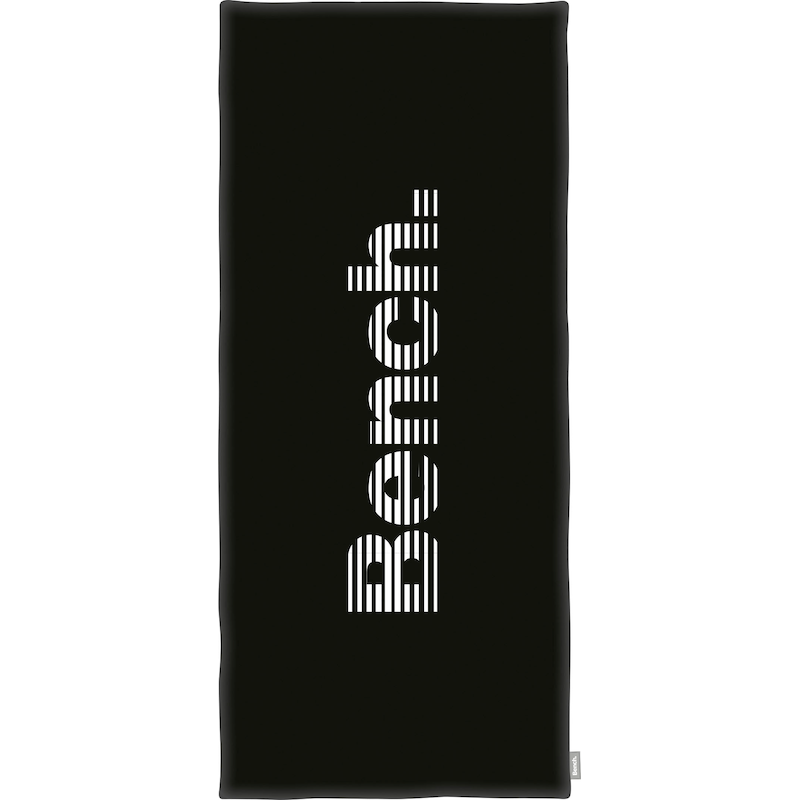 BENCH. Strandtuch »Bench« mit dekorativem "Bench" Schriftzug schwarz Obermaterial: 100% Baumwolle B/L: 80 cmx180 cm