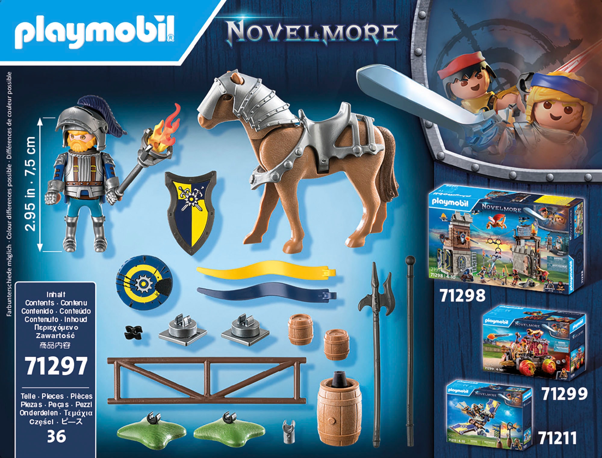 Playmobil® Konstruktions-Spielset »Novelmore - Übungsplatz (71297), Novelmore«, (36 St.), Made in Europe