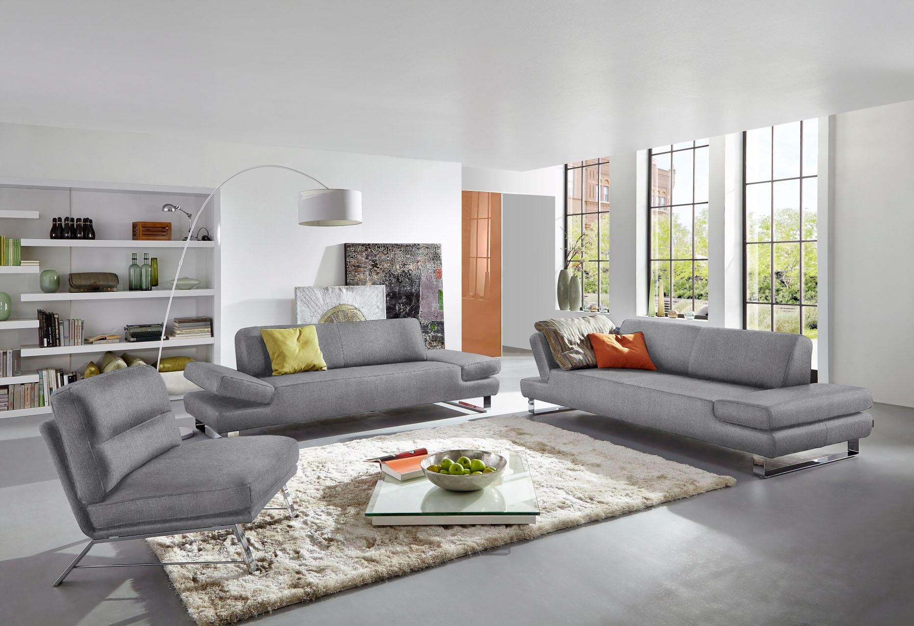 W.SCHILLIG 2-Sitzer »taboo Designsofa mit hohem Sitzkomfort«, mit Normaltiefe, inklusive Armlehnenverstellung