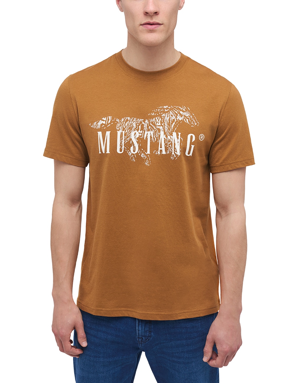 MUSTANG Kurzarmshirt »Print-Shirt« online bei