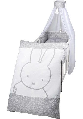 Himmelbettgarnitur »miffy®«, 4-tlg., mit Bettwäsche, Nestchen und Himmel