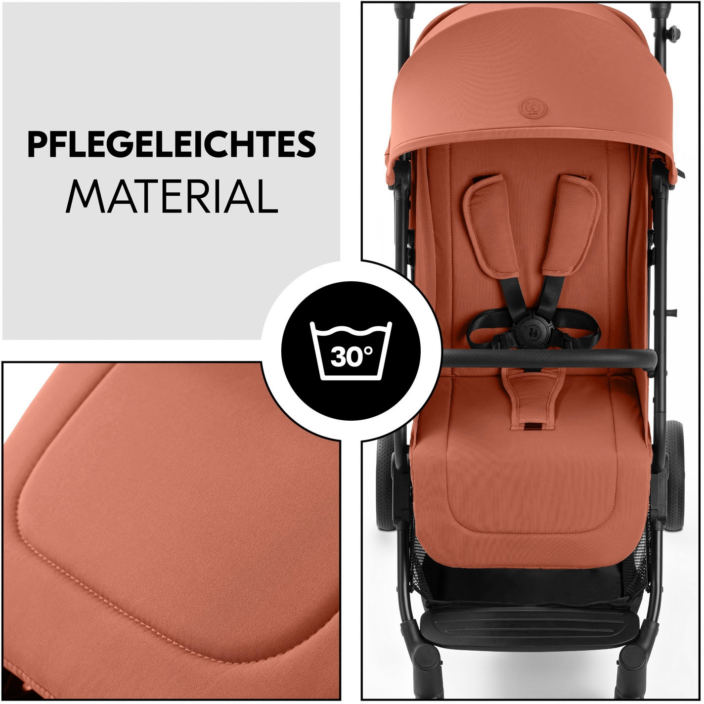 Hauck Kinder-Buggy »Travel N Care Plus, cork«, 22 kg