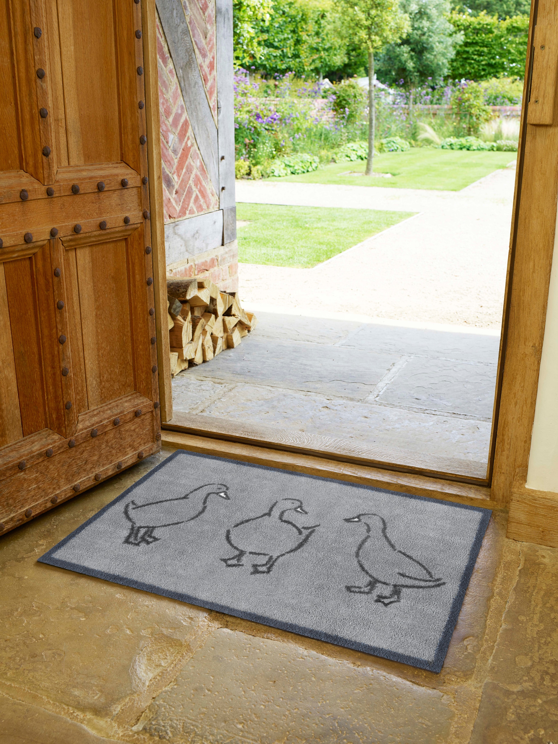 Turtle Mat Fußmatte »Ducks«, rechteckig, 9 mm Höhe
