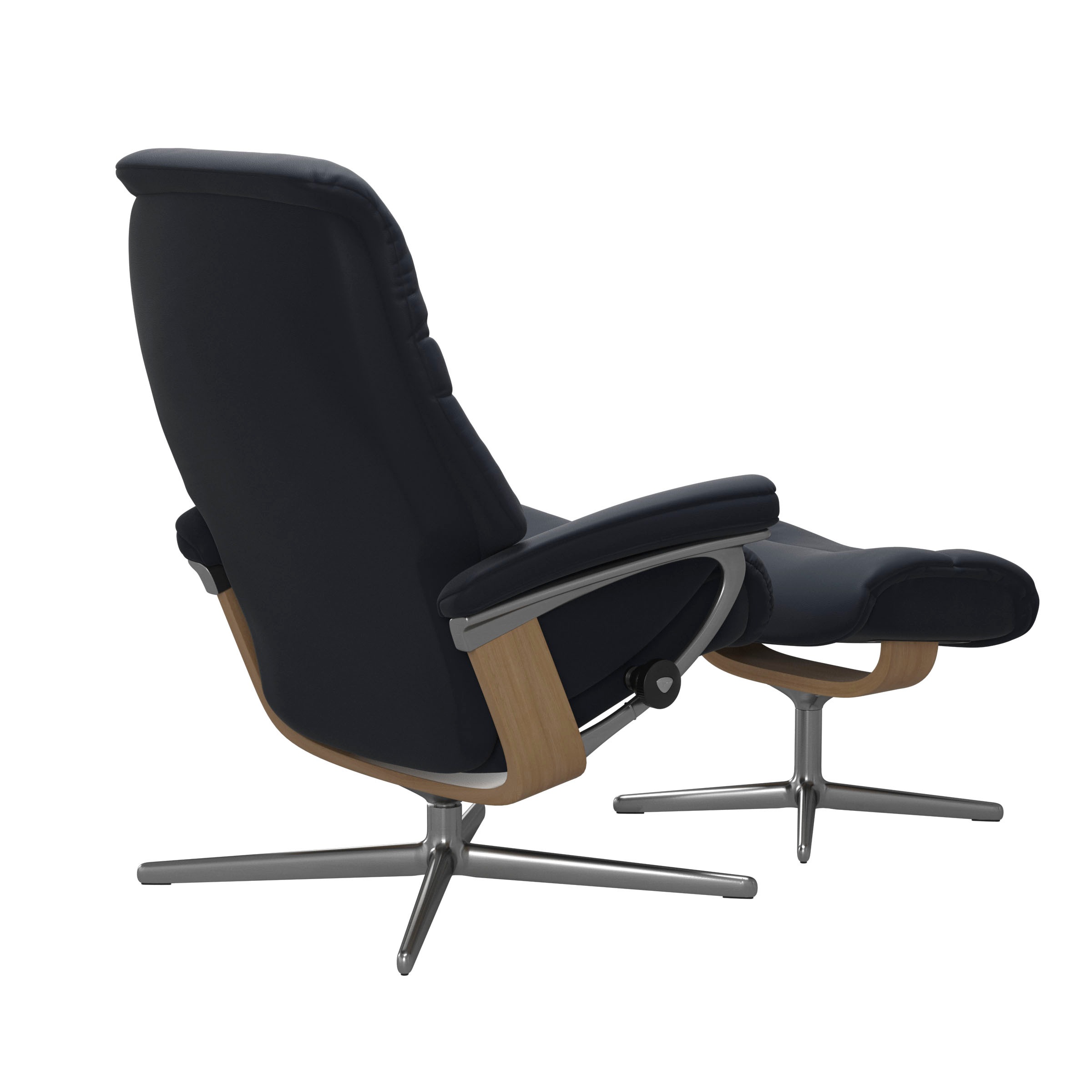Stressless® Fußhocker »Sunrise«, mit Cross Base, Größe S, M & L, Holzakzent Eiche
