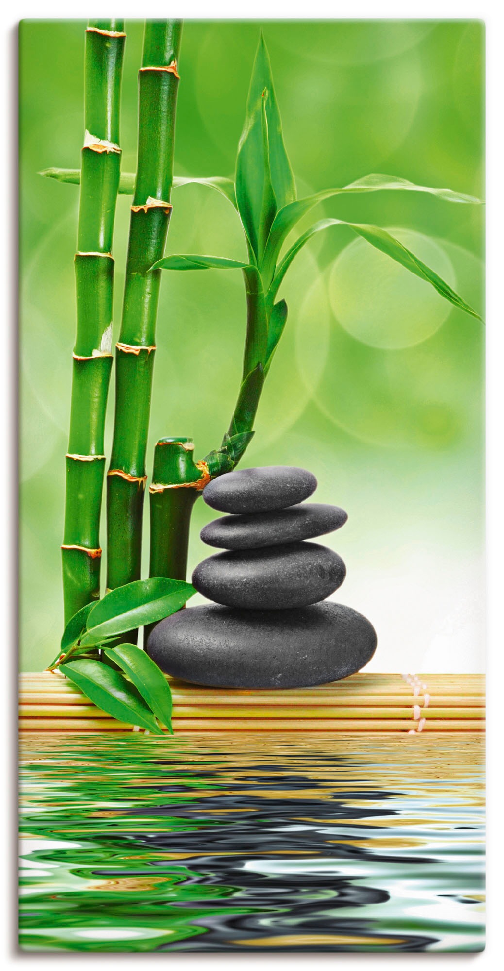 Artland Wandbild »Spa Konzept Zen Basaltsteine«, Zen, (1 St.), als Leinwand günstig online kaufen