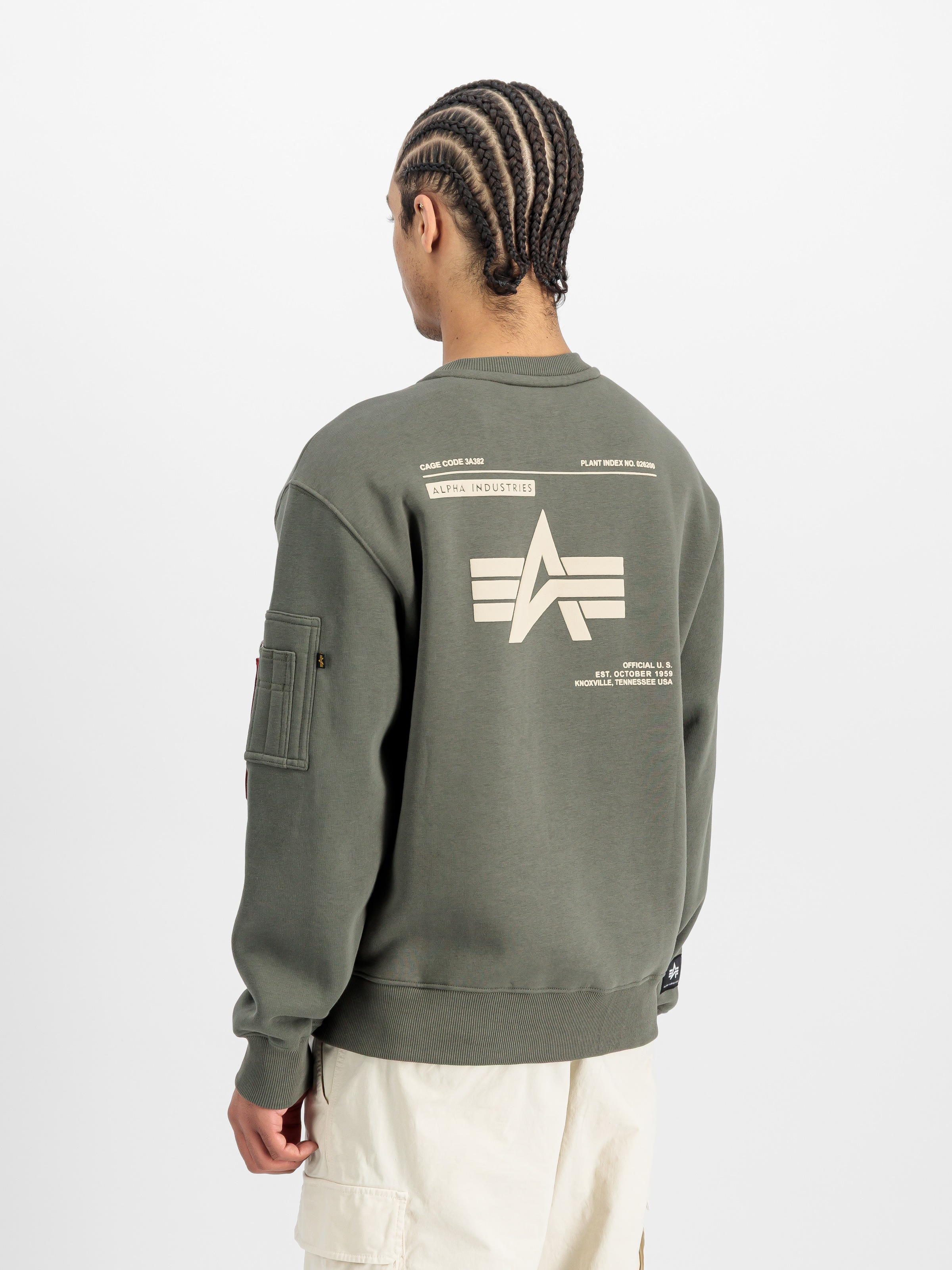Alpha Industries Sweatshirt »Label Sweater BP«