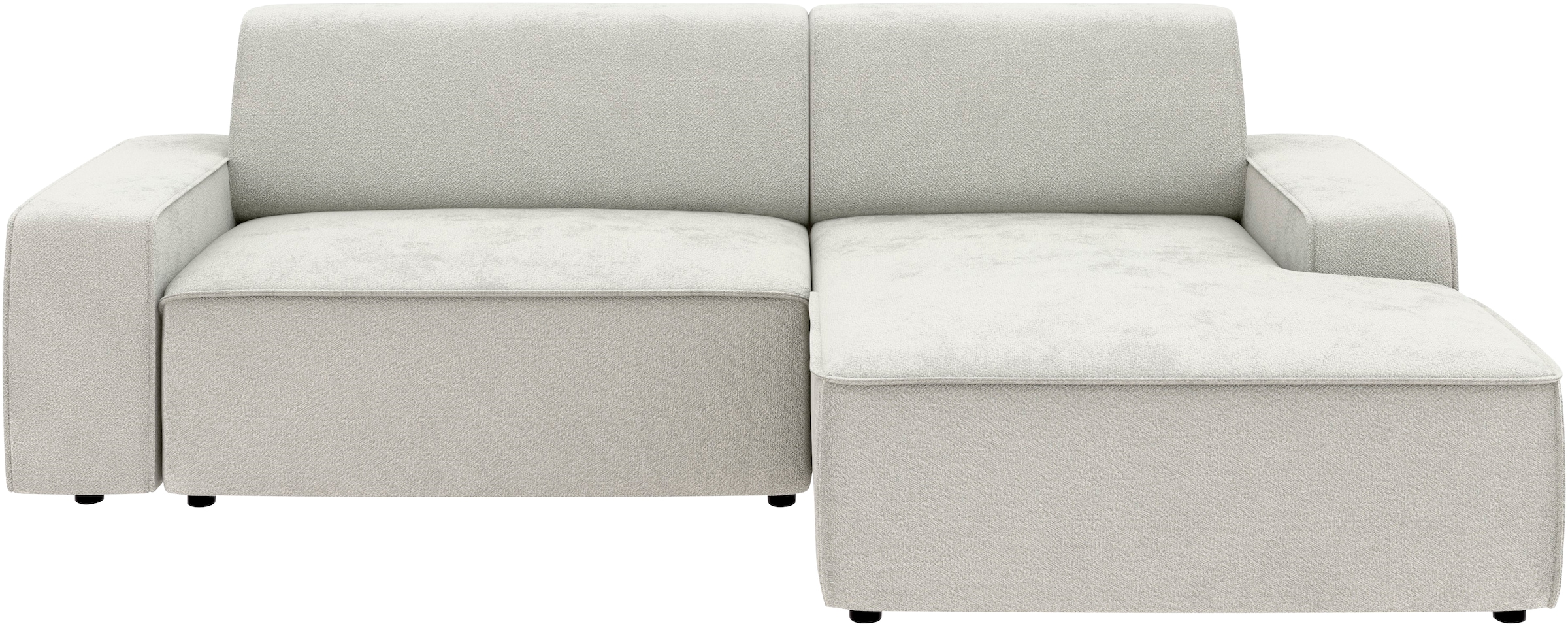 TRENDMANUFAKTUR Ecksofa »Graz, wahlweise mit Sitzvorschub und Bettkasten, L-Form, Breite 246 cm«, in Cord-, haustierfreundlichem LEO Struktur- oder LUMOS-3D-Bezug