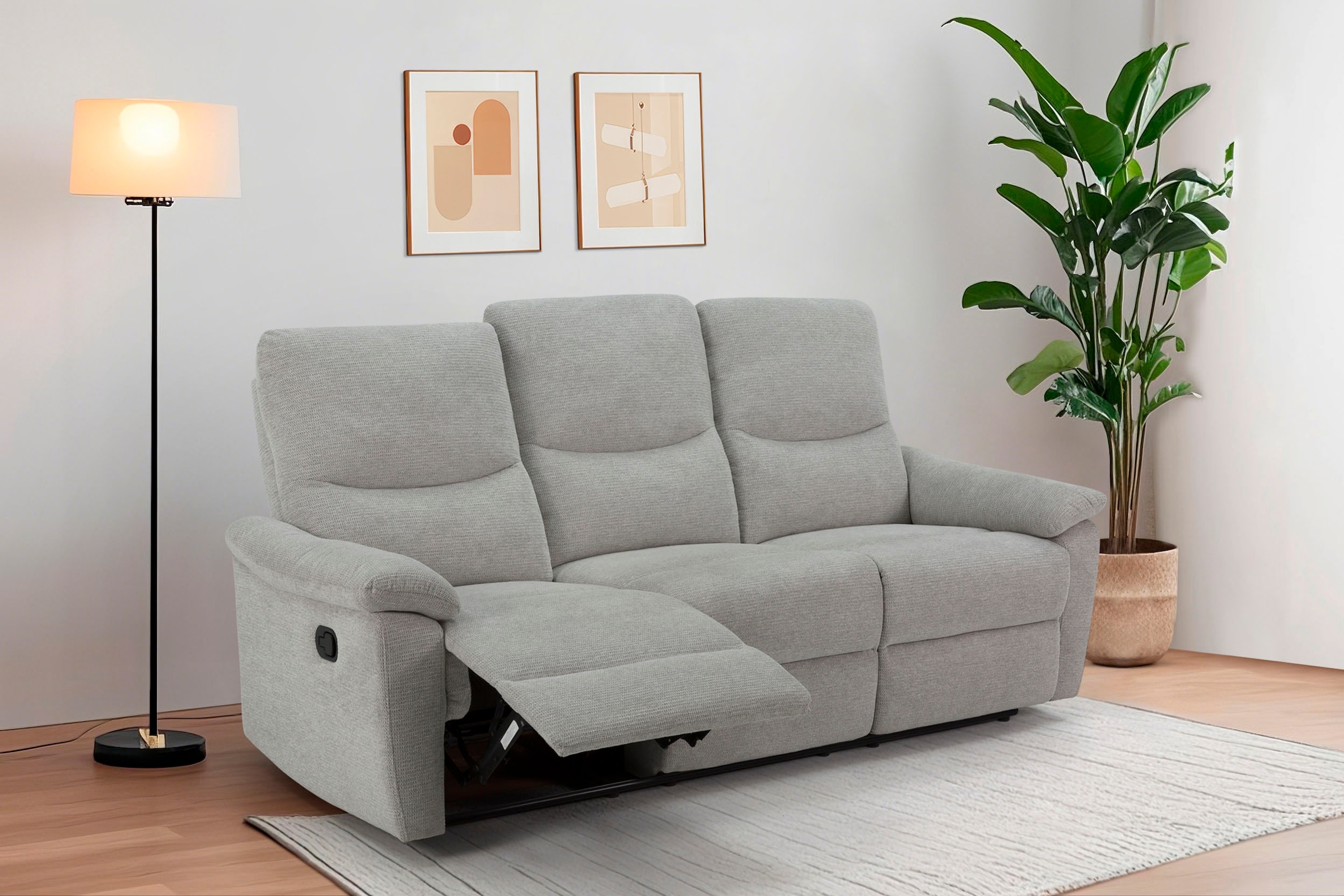 Home affaire 3-Sitzer 105°-150° Relax- und Liegeposition, Federkernpolsteru günstig online kaufen