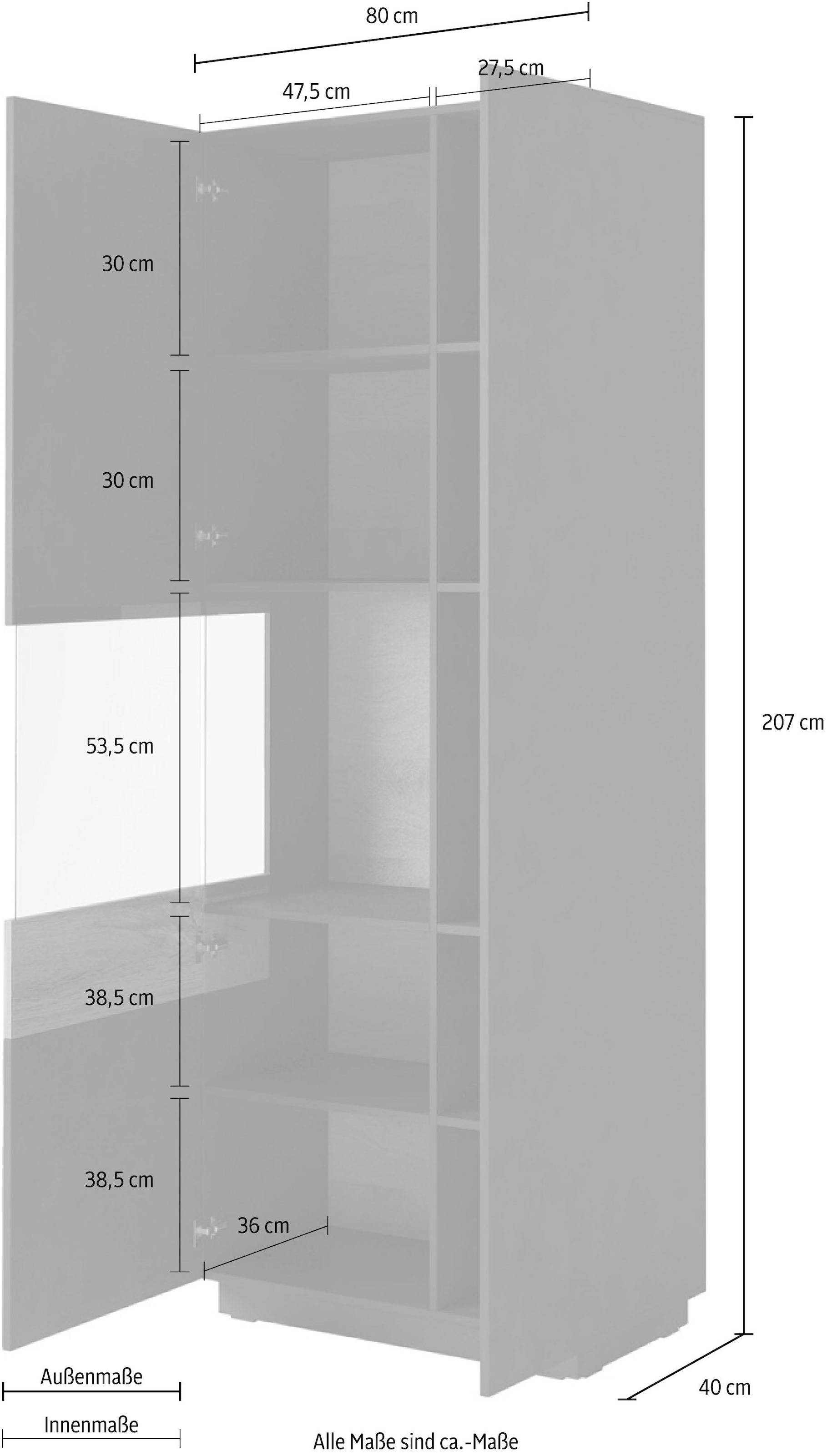 Helvetia Vitrine »SILKE«, Höhe 207 cm