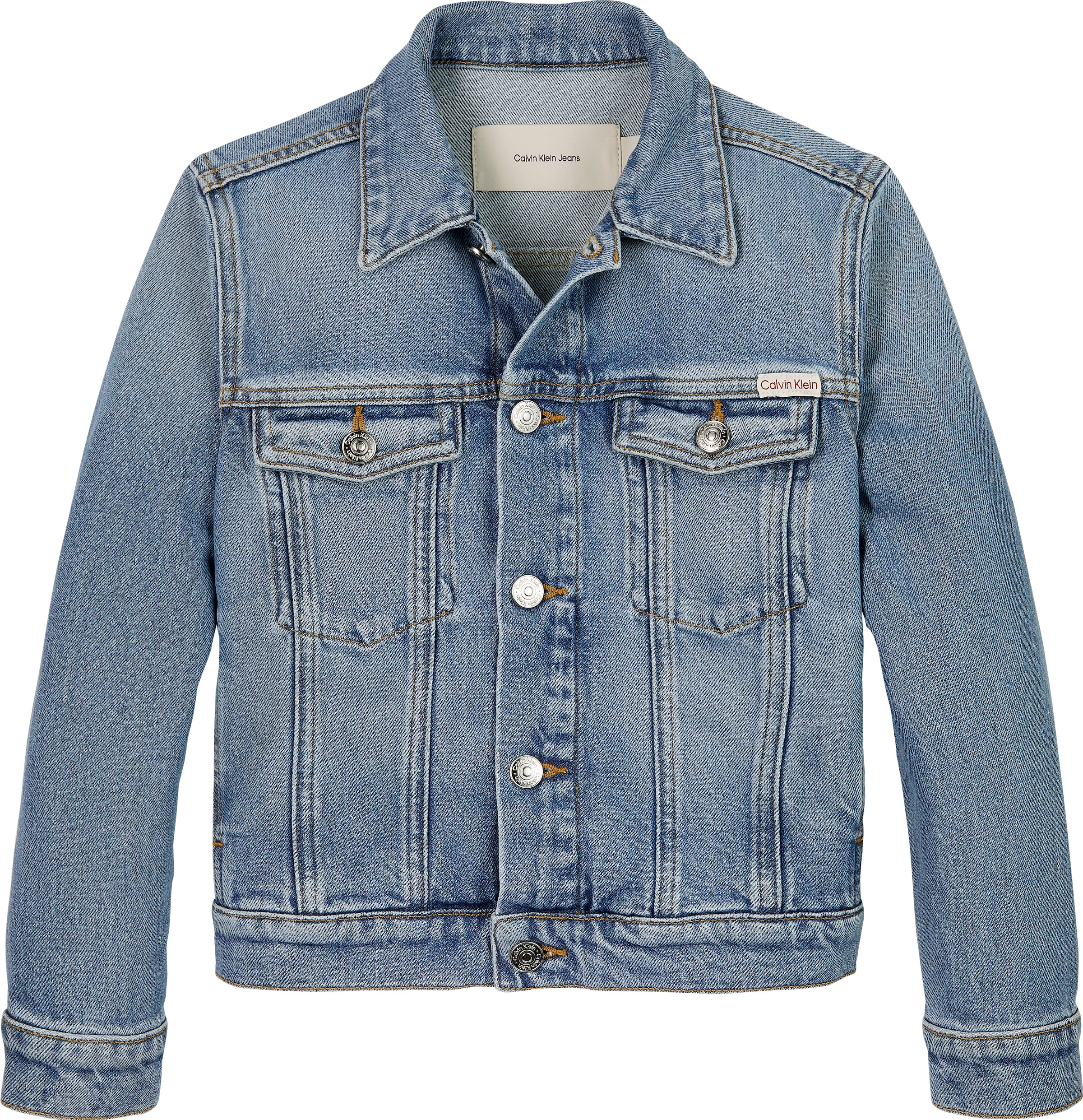 Calvin Klein Jeans Jeansjacke ohne Kapuze Regular fit, für Kinder bis 16 Jahre